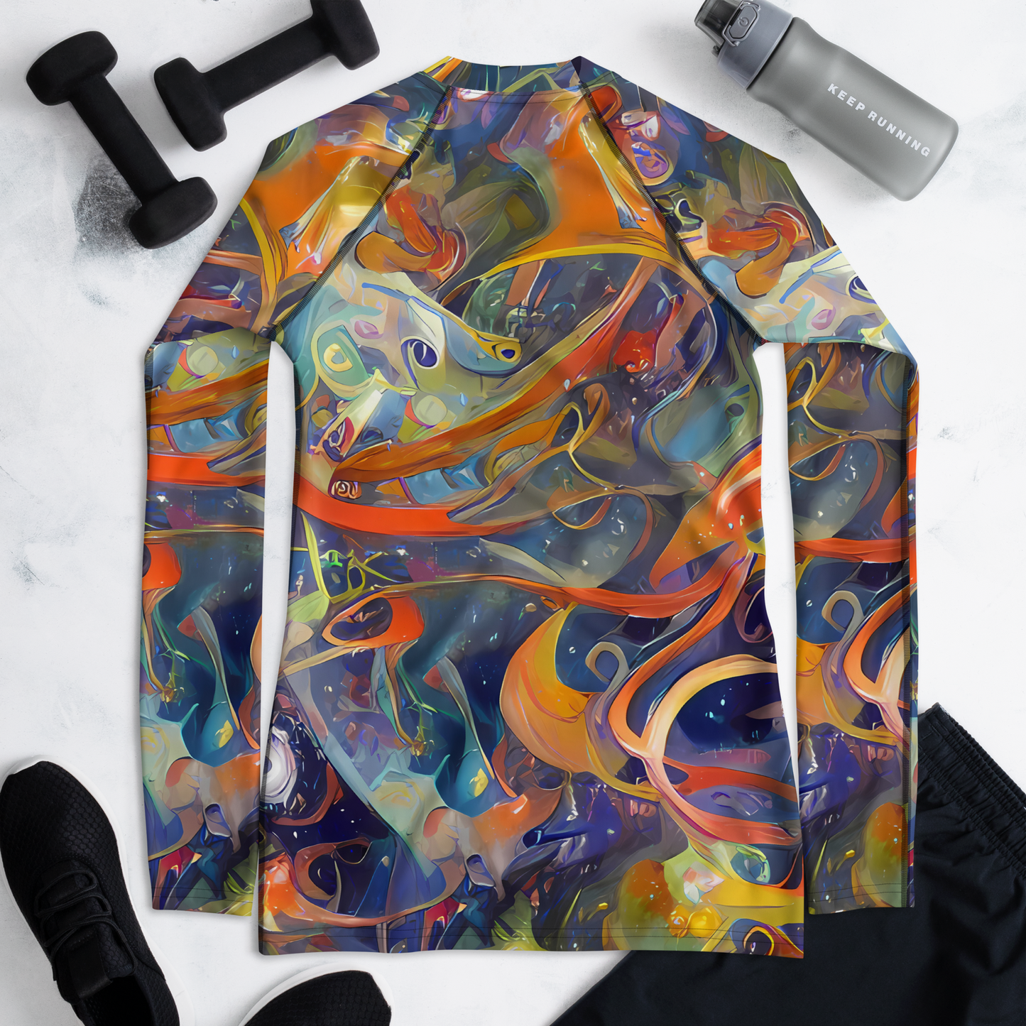 Women's Rash Guard - Spectral Swathe