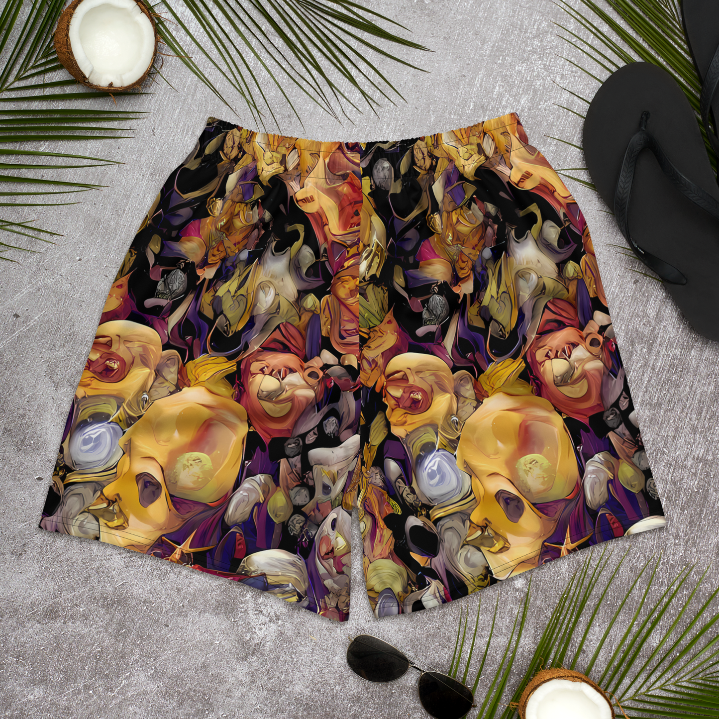Men's Athletic Shorts - Arcimboldo Abundance
