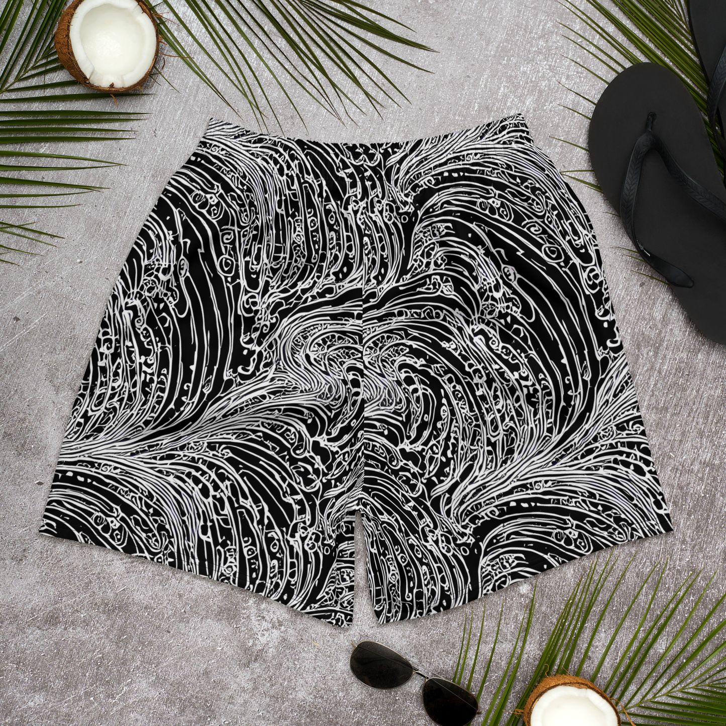 Men's Athletic Shorts - Stellar Tsunami