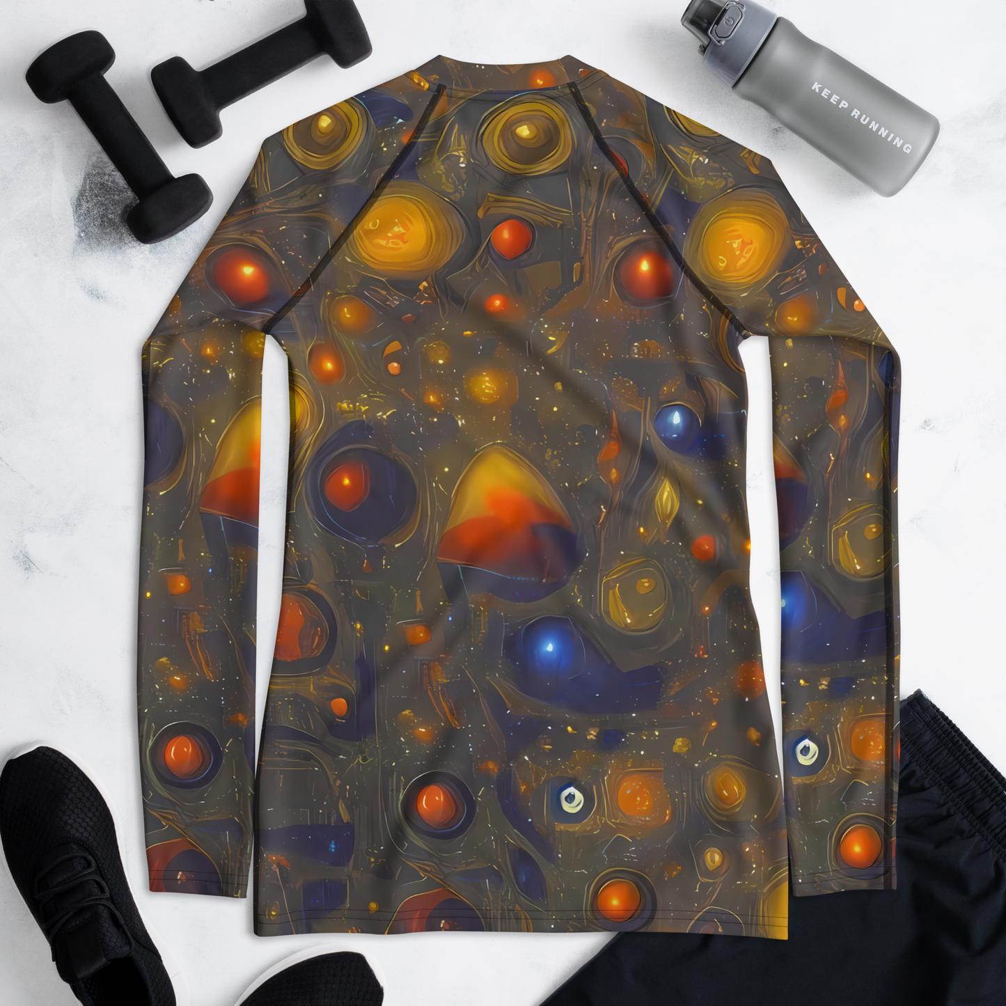 Women's Rash Guard - Chromal Flux