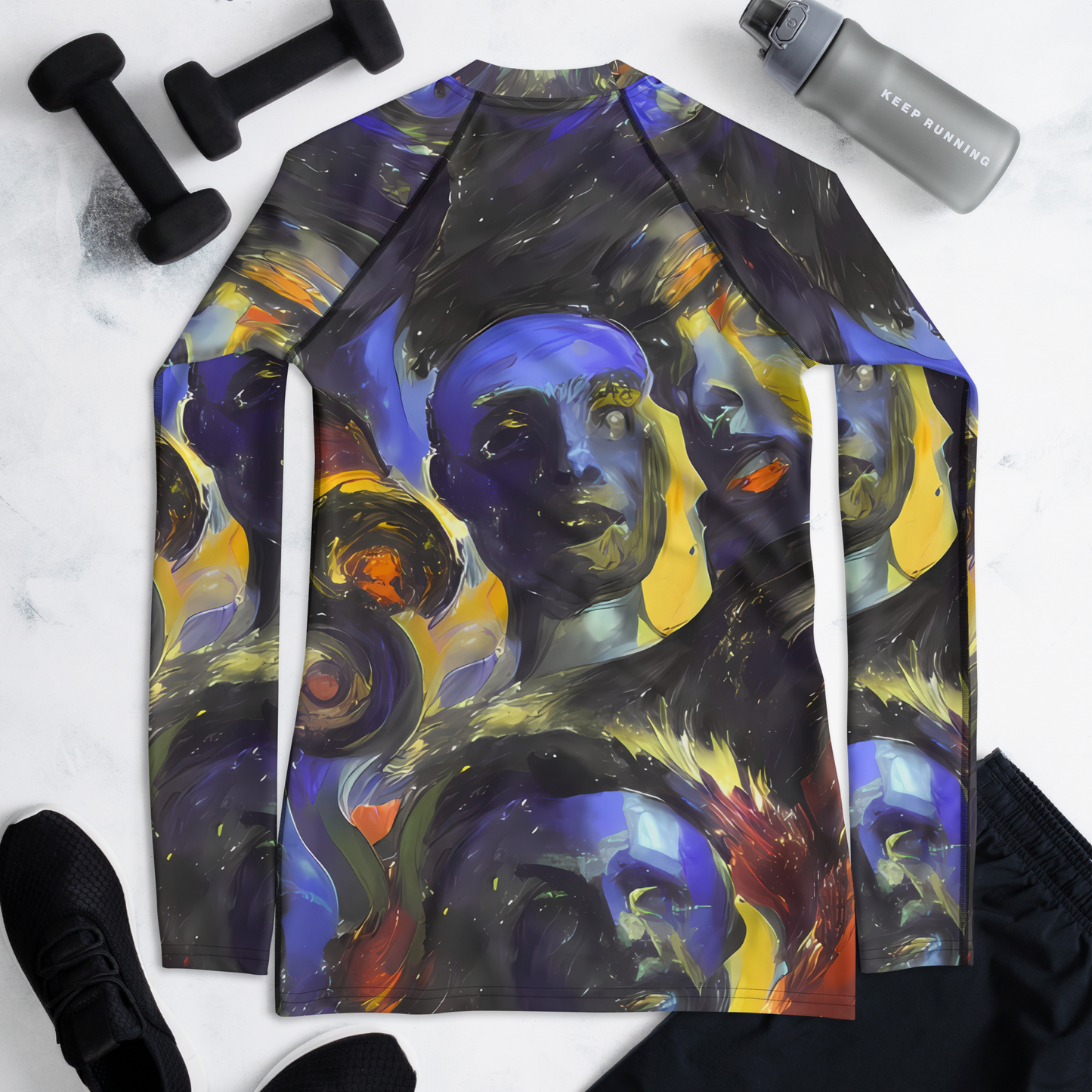 Women's Rash Guard - Corinthian Gaze