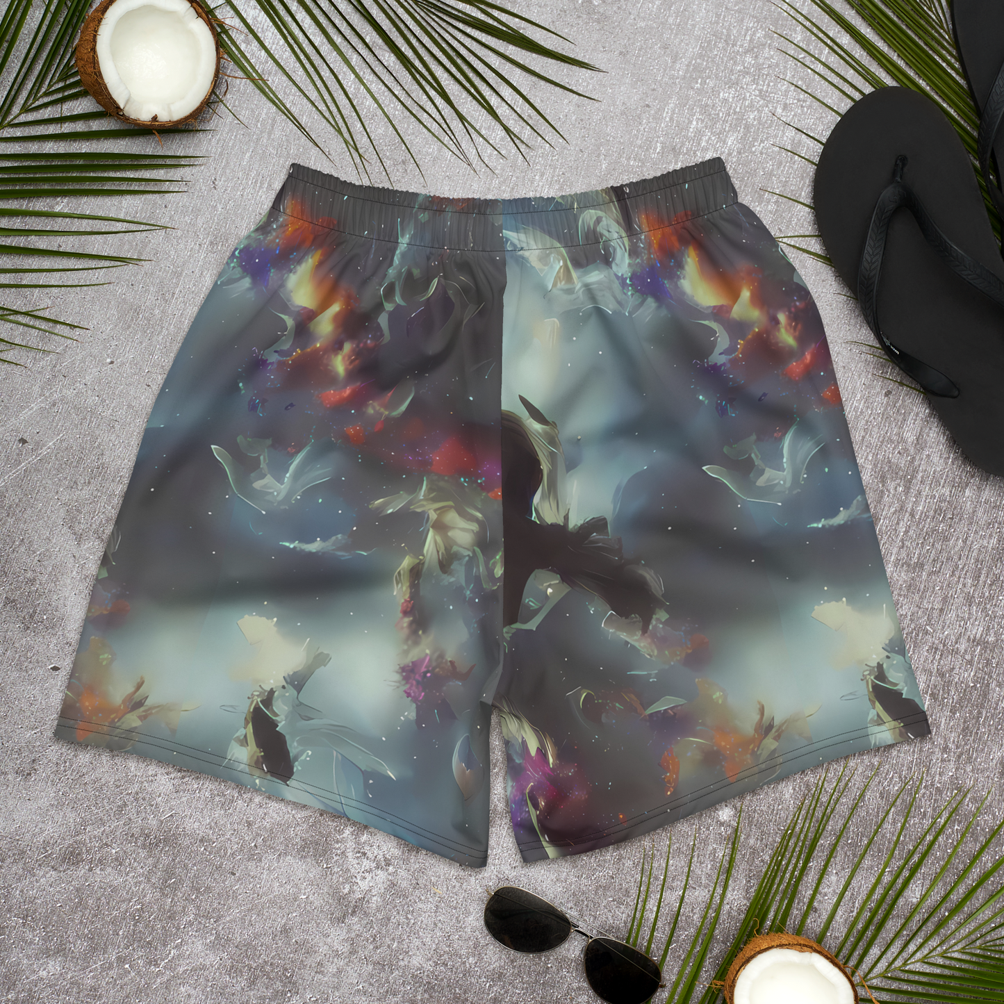 Men's Athletic Shorts - Cosmic Dancer