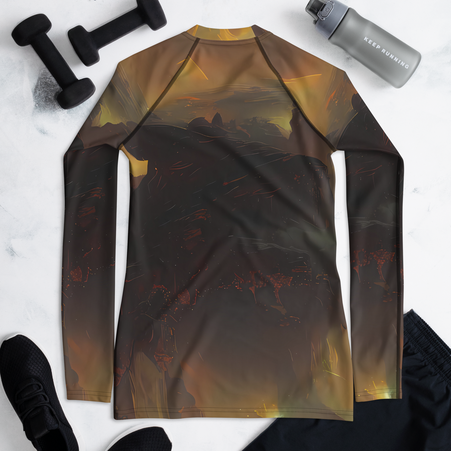 Women's Rash Guard - Solar Torrent