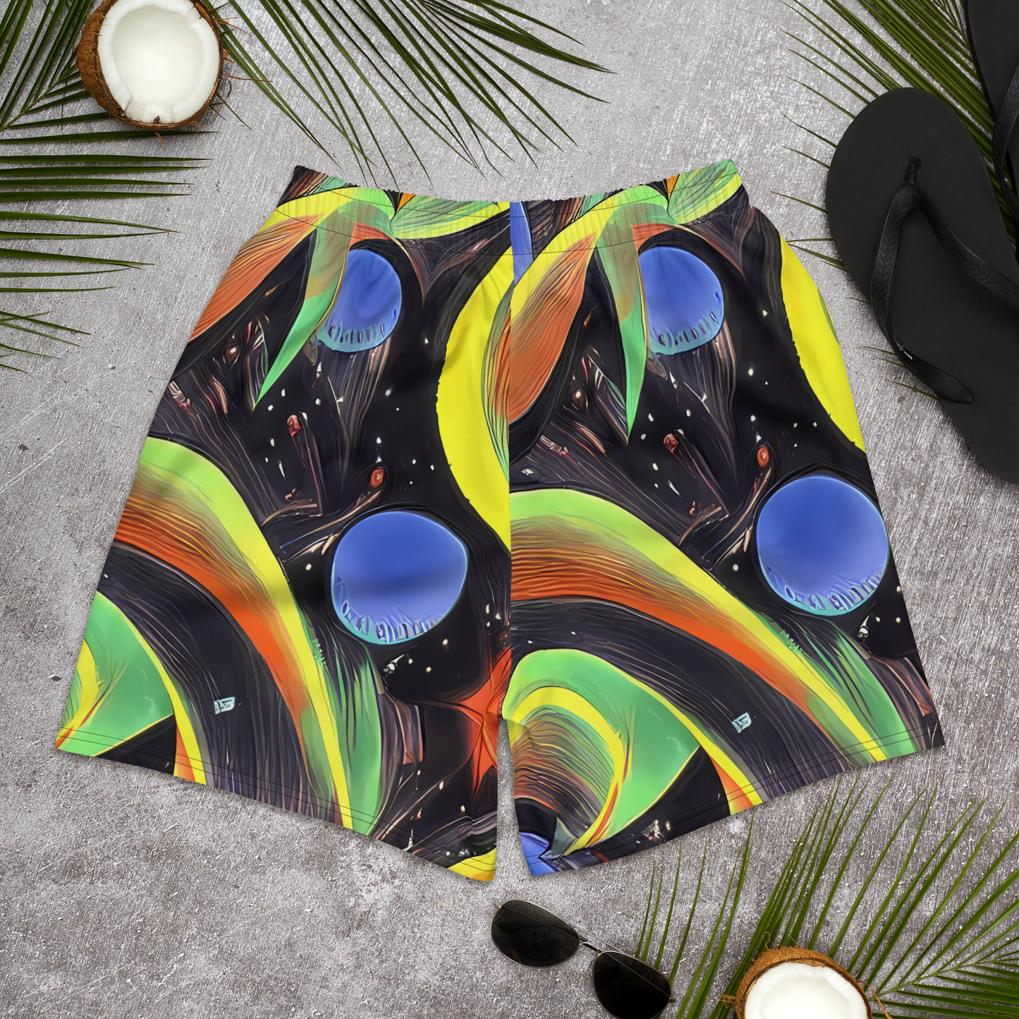 Men's Athletic Shorts - Tenggren Whirl