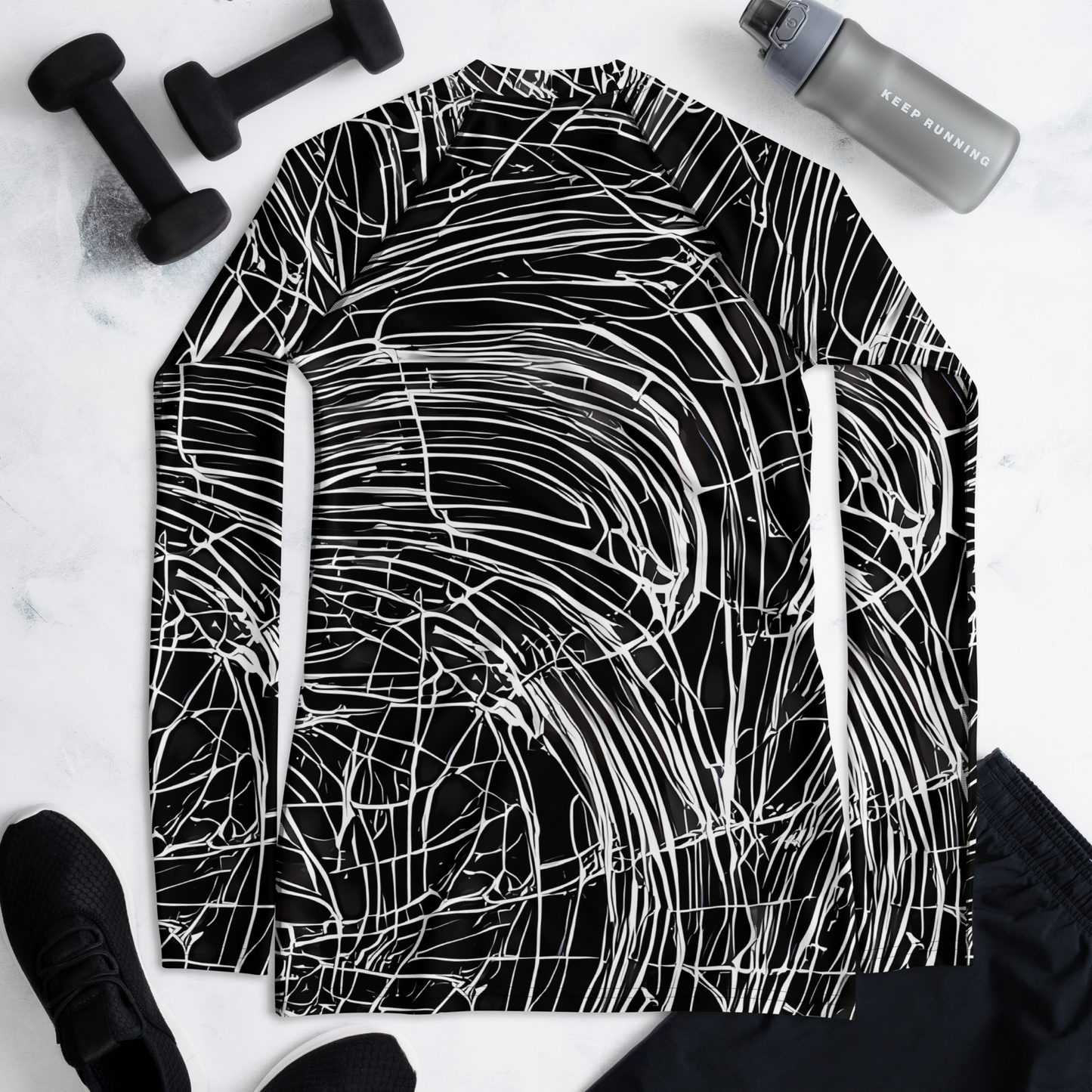 Women's Rash Guard - Biomech Spiral