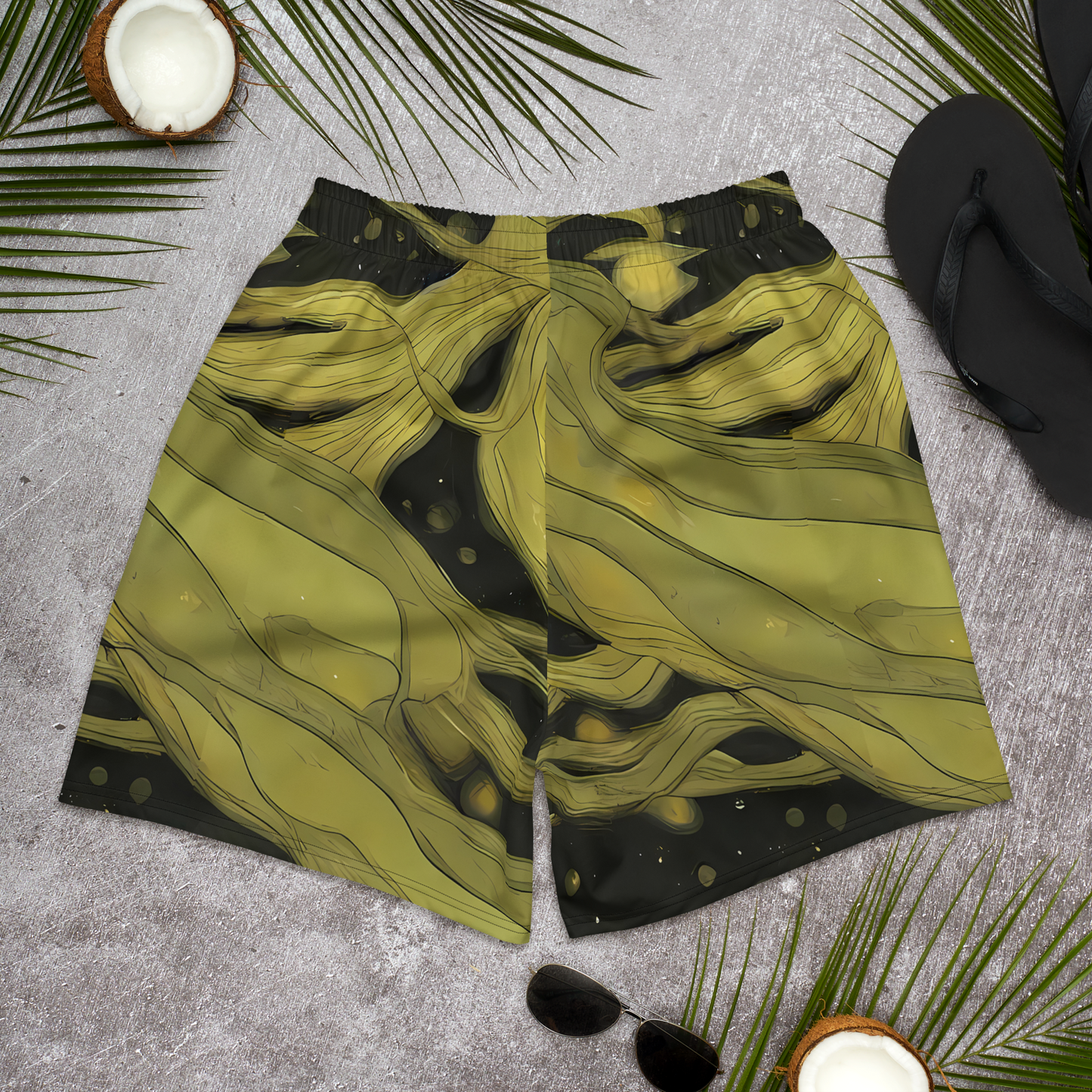 Men's Athletic Shorts - Whispered Breeze