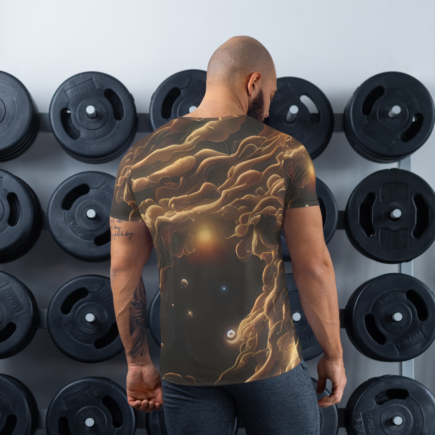 Men's Athletic T-Shirt - Ether Tangle