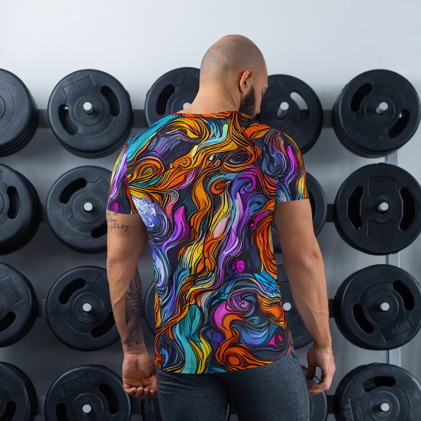 Men's Athletic T-Shirt - Guiard's Whirl