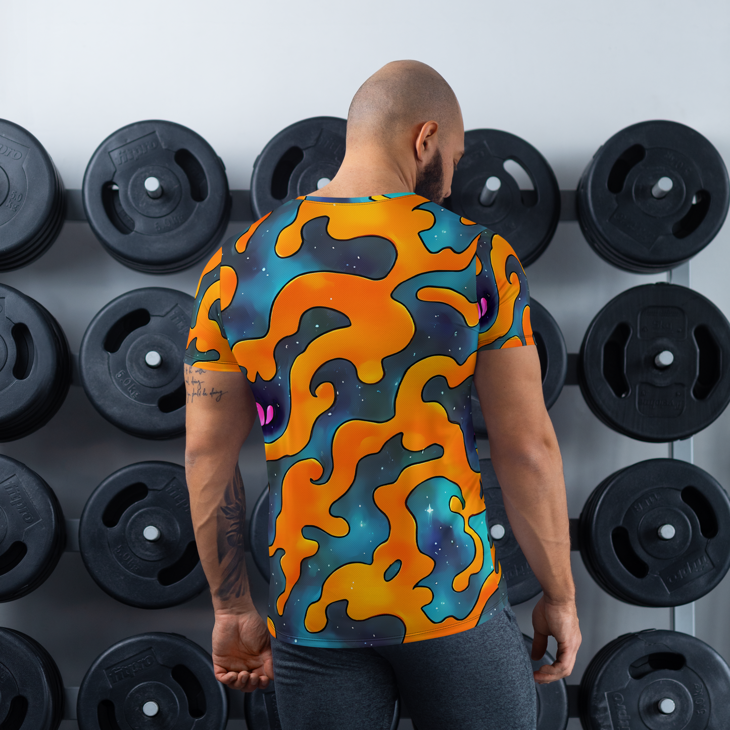 Men's Athletic T-Shirt - Criswell Cosmos