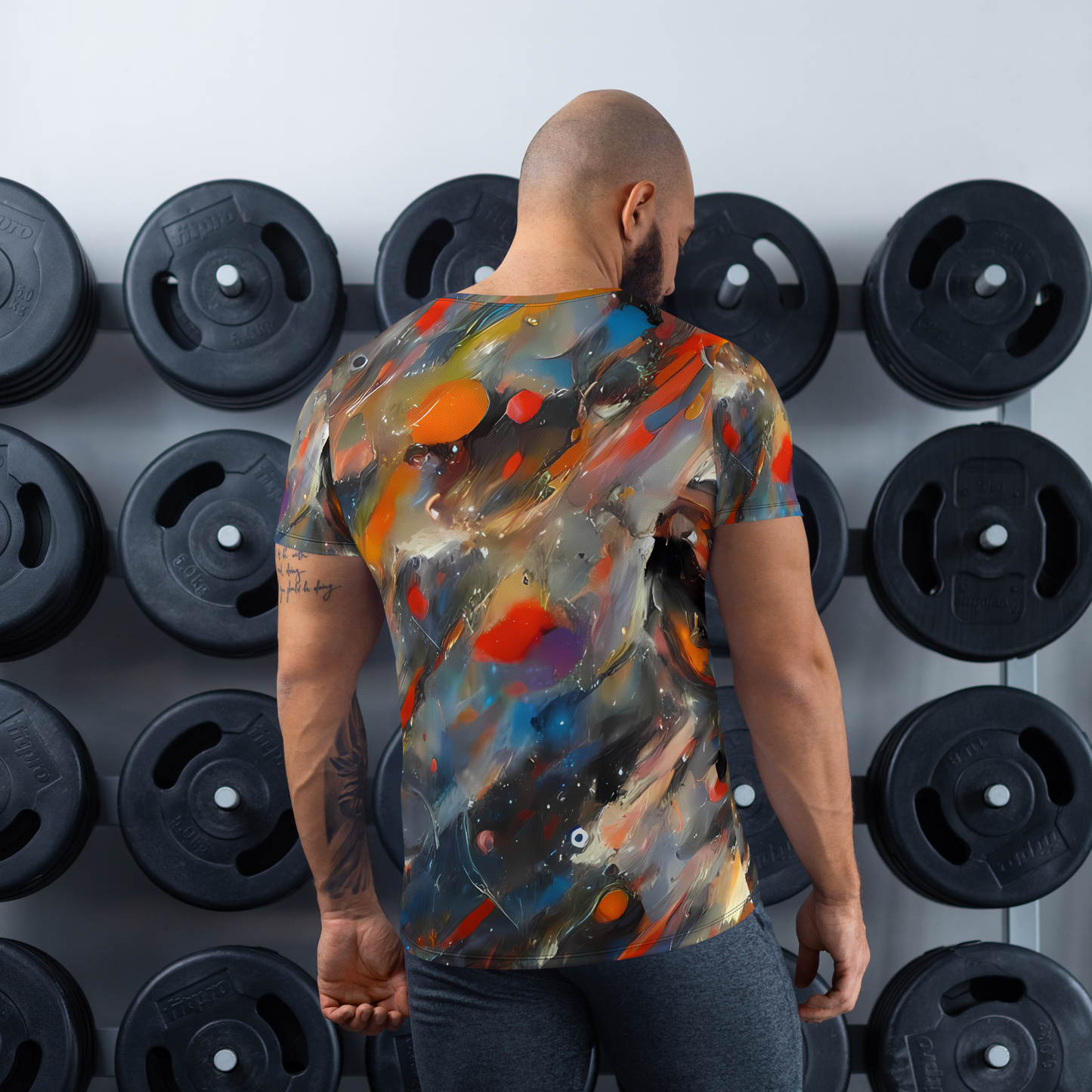 Men's Athletic T-Shirt - Palette Rush