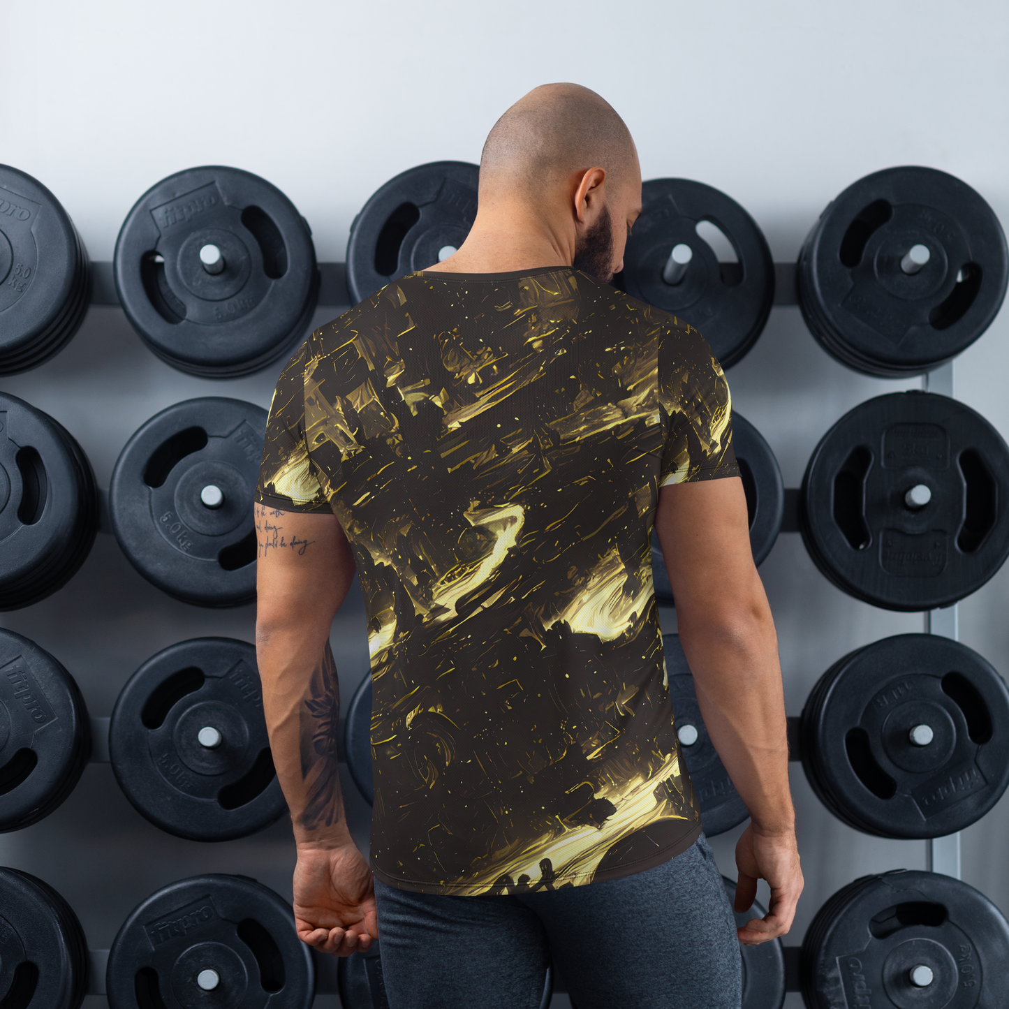 Men's Athletic T-Shirt - Oceanic Echo