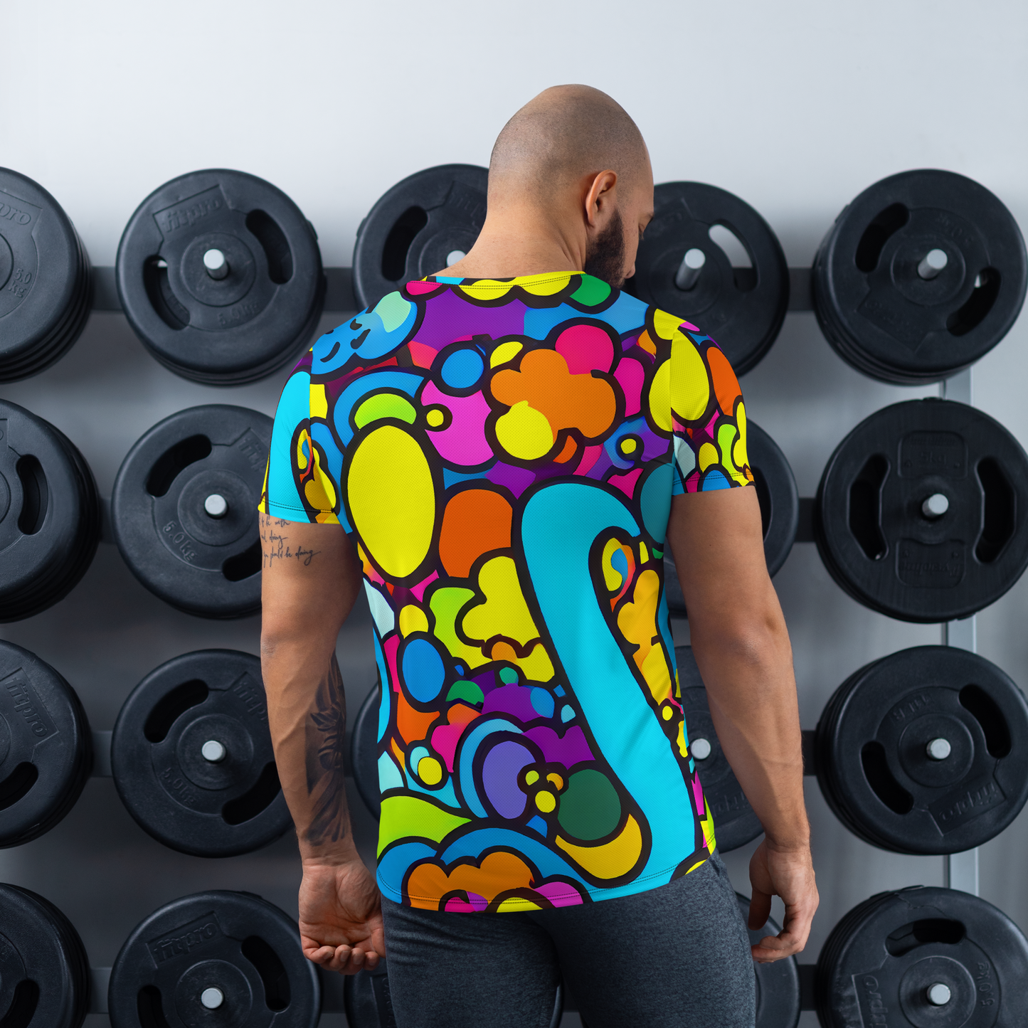 Men's Athletic T-Shirt - Pop Playland