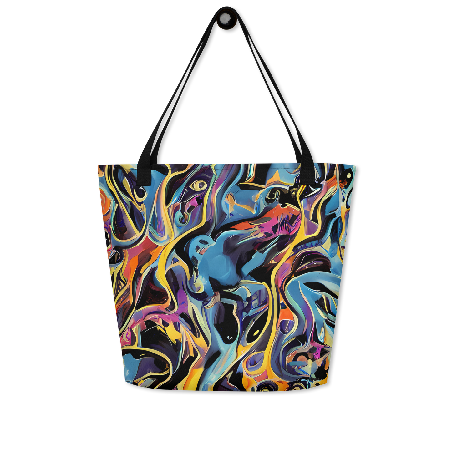 Large Tote Bag w/ Pocket - Newtonian Rhapsody