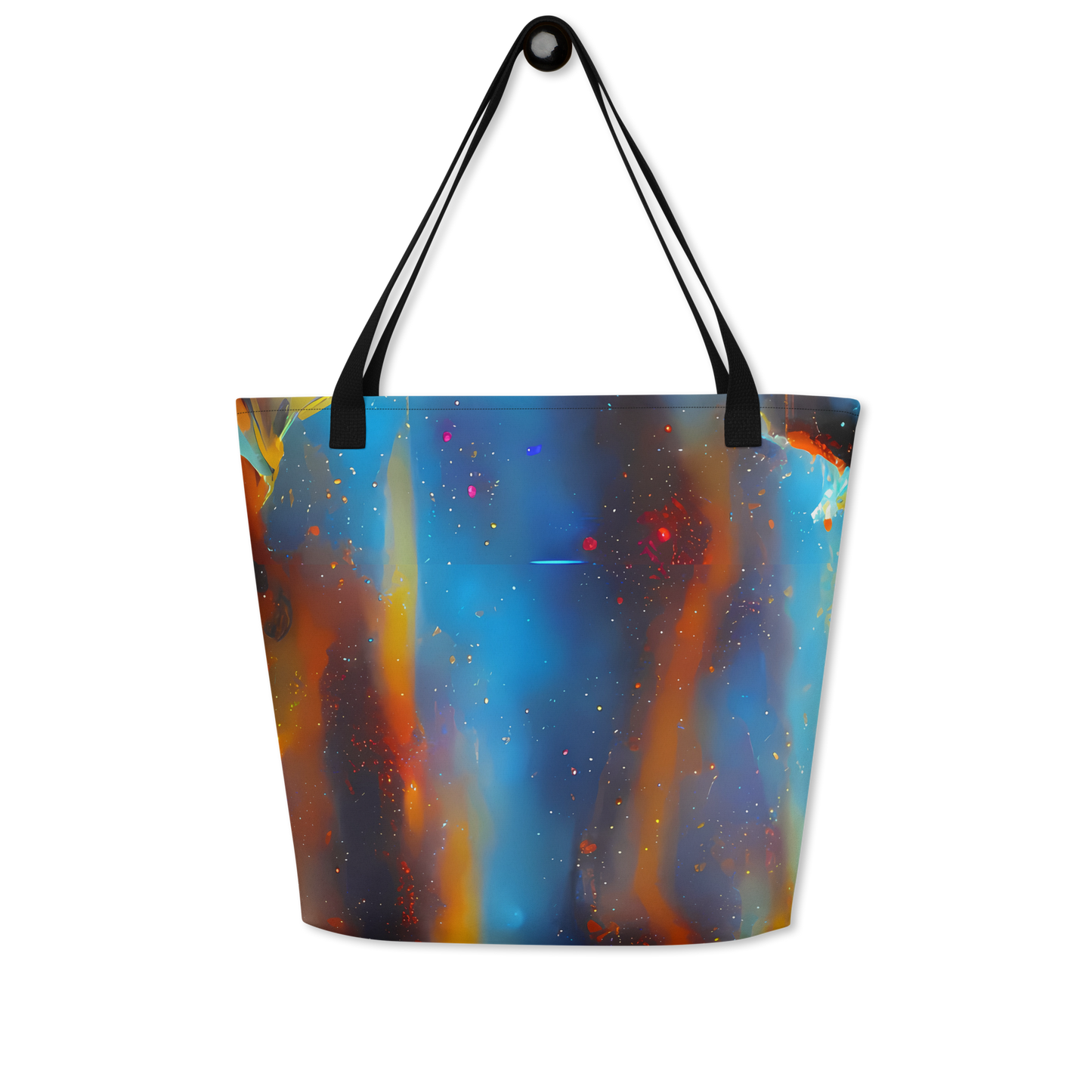 Large Tote Bag w/ Pocket - Pliique Spectrum