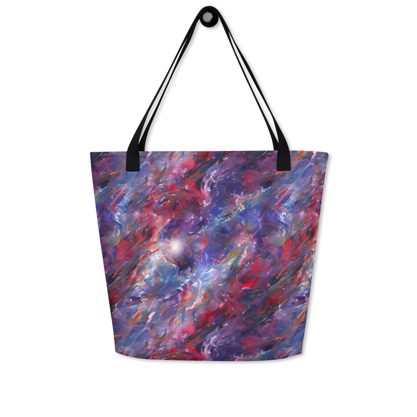 Large Tote Bag w/ Pocket - Nihei Nightscape