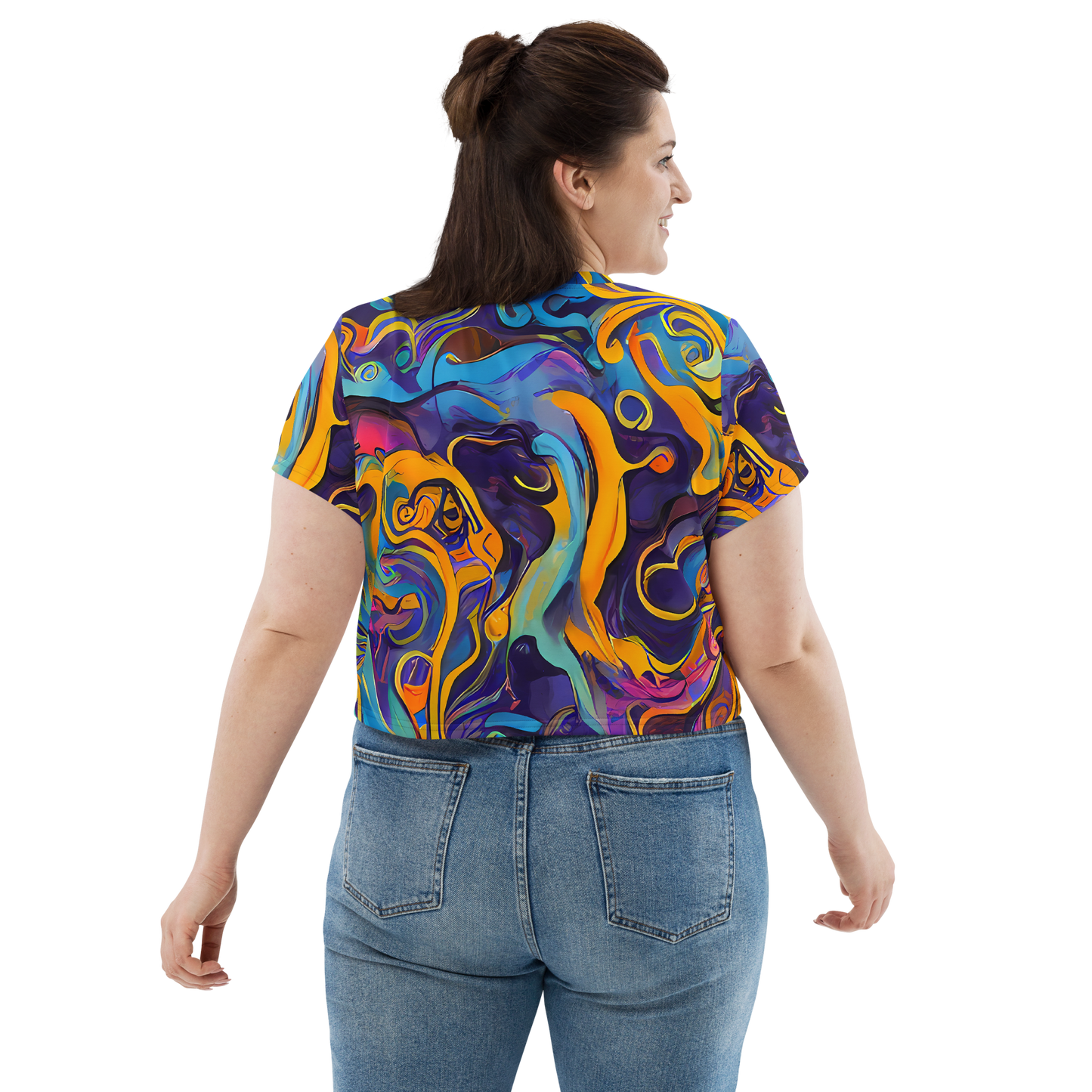 Women's Crop Tee - Cecily's Whorl