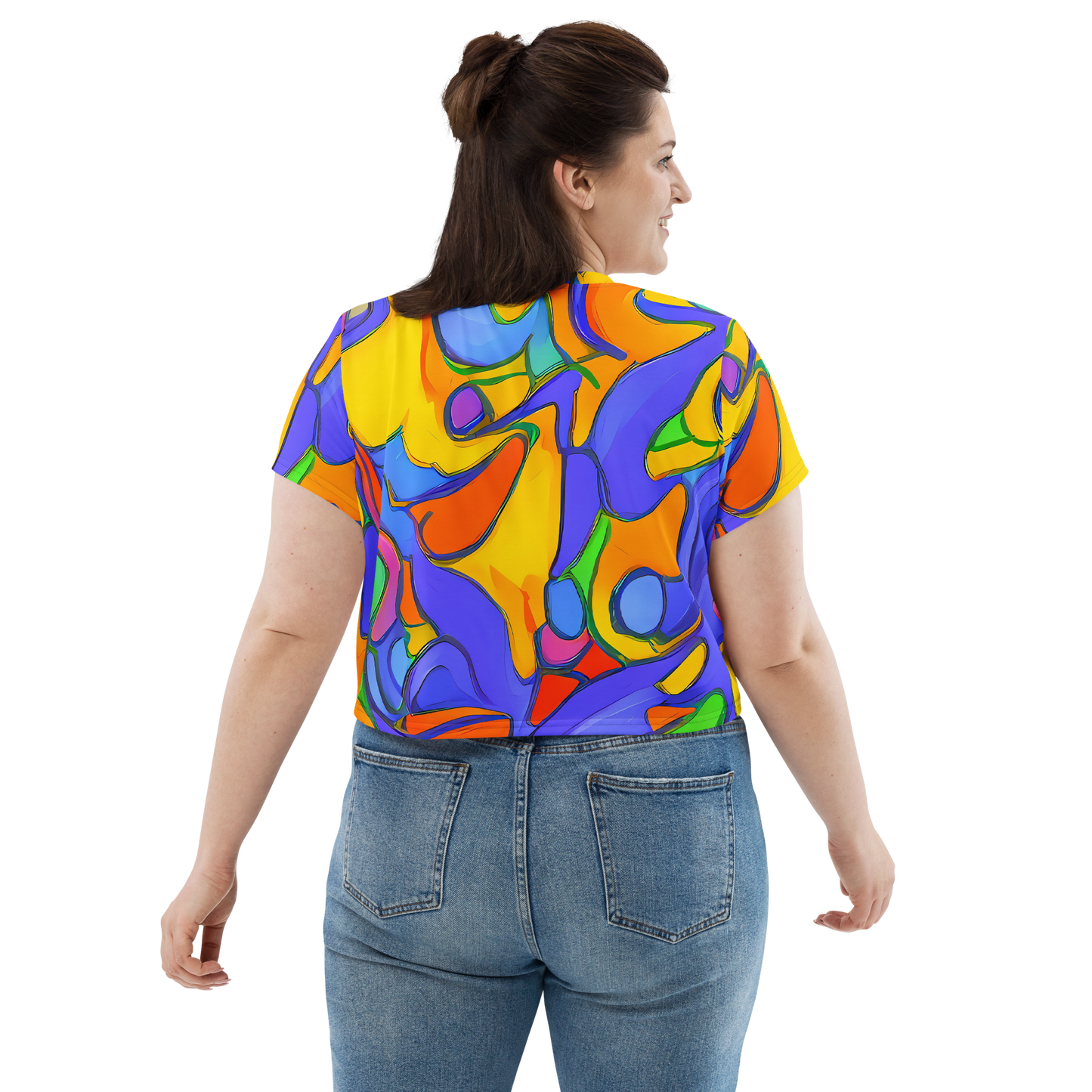 Women's Crop Tee - Joffe Swirl