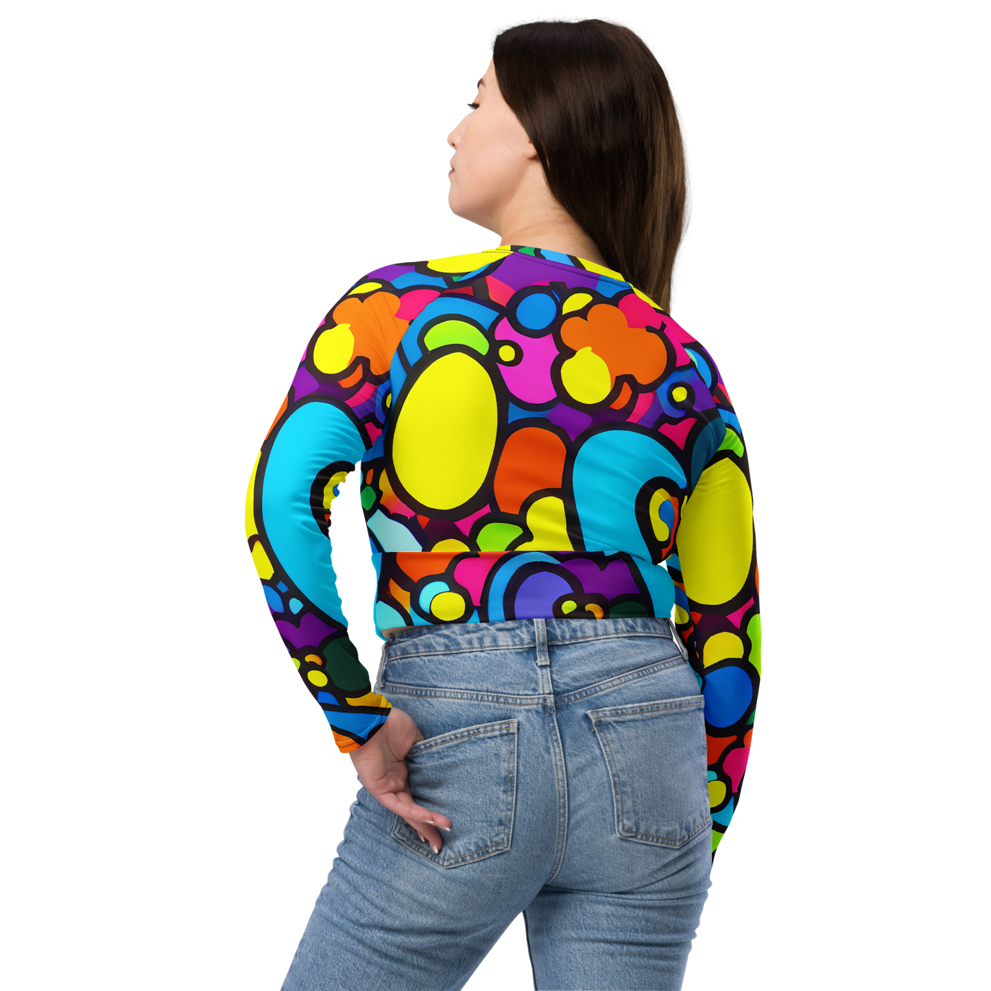 Long Sleeve Crop Top - Pop Playland