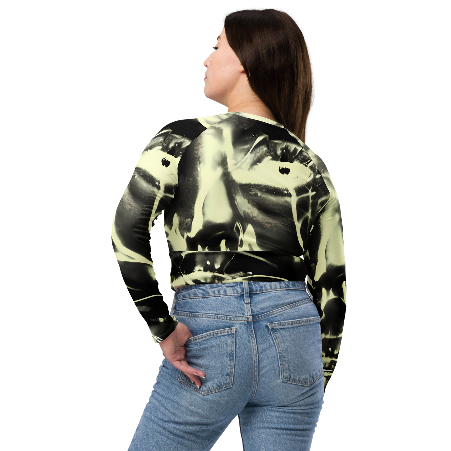 Long Sleeve Crop Top - Visionary Flux