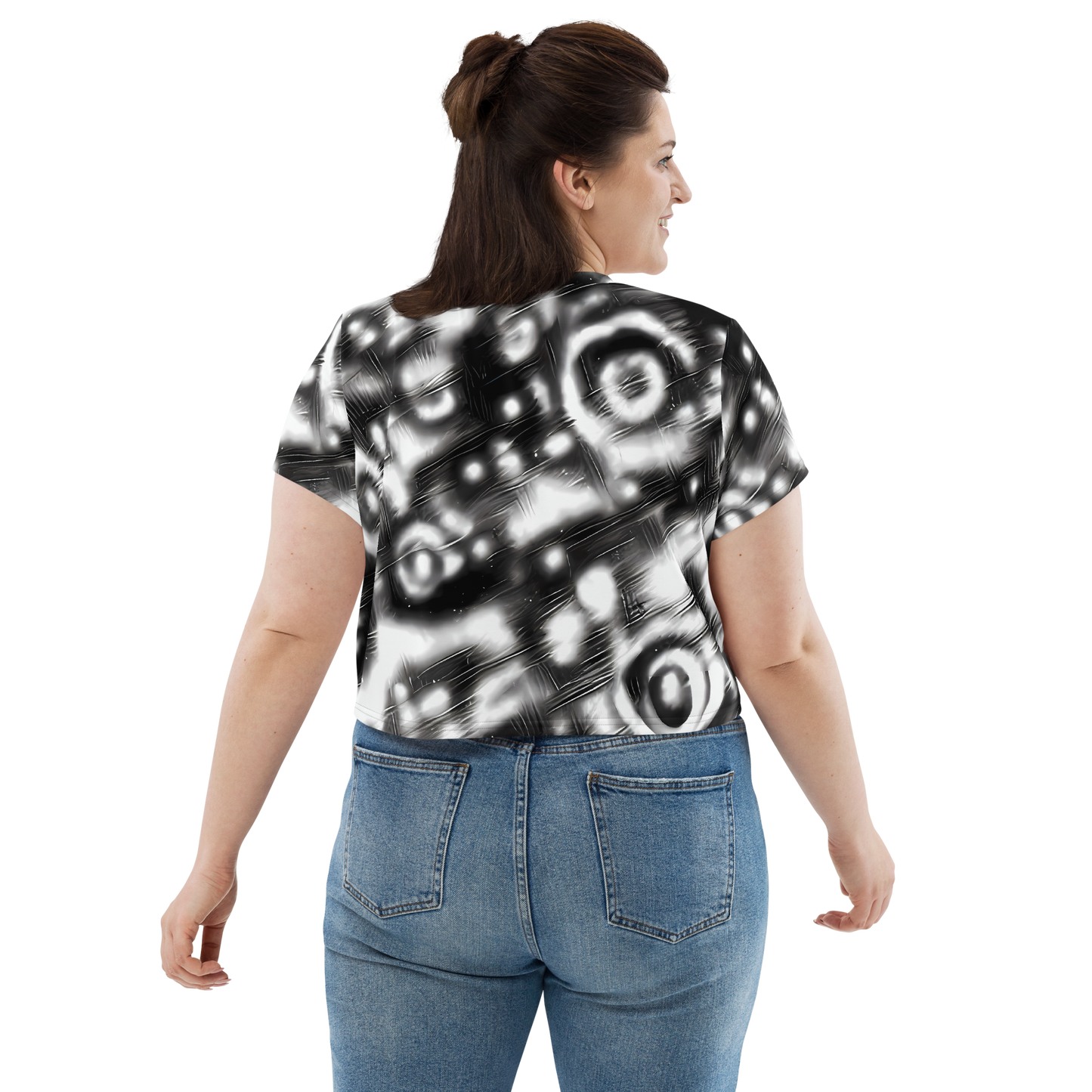 Women's Crop Tee - Bernhard Swirl