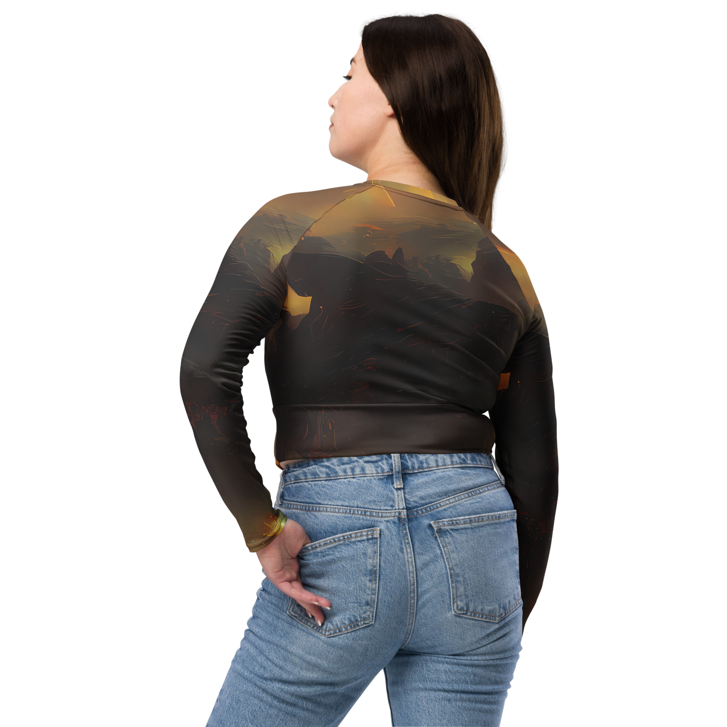 Long Sleeve Crop Top - Solar Torrent