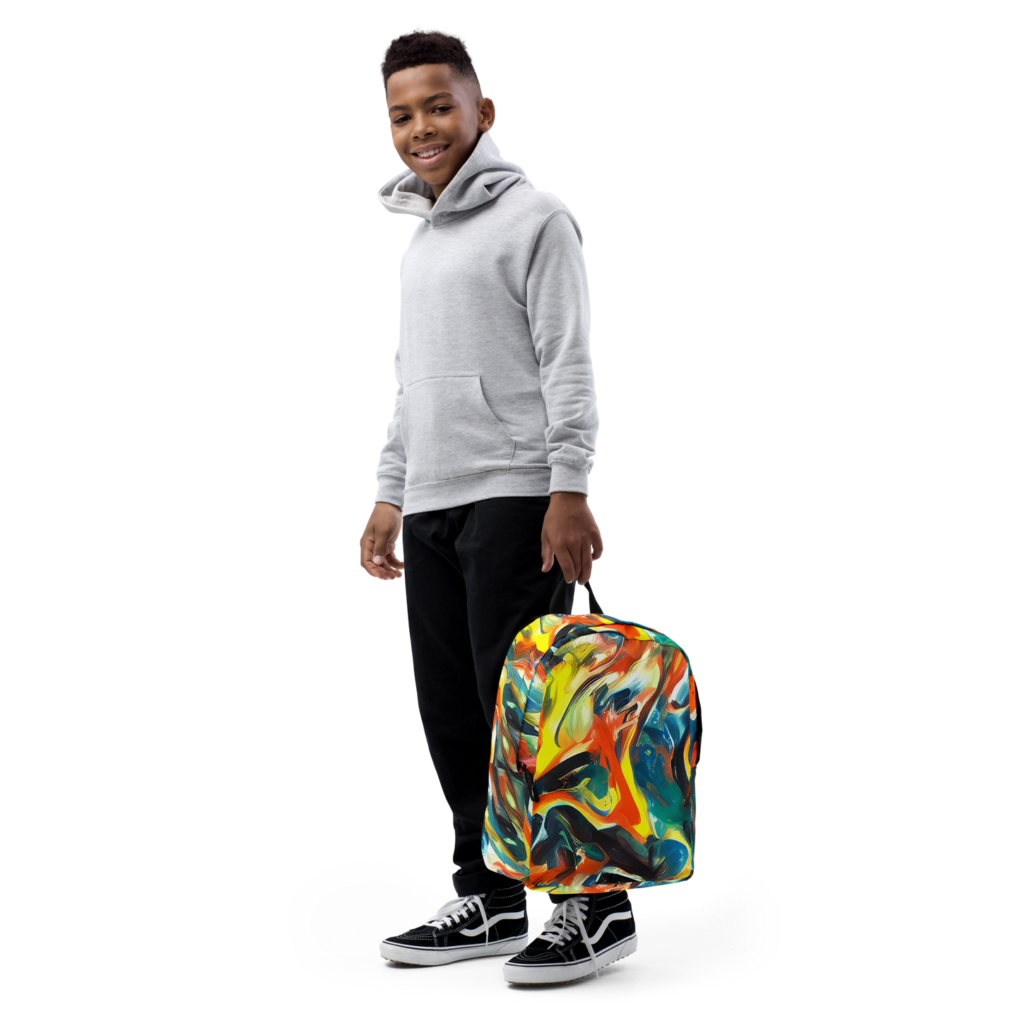 Minimalist Backpack - Chromatic Vortex