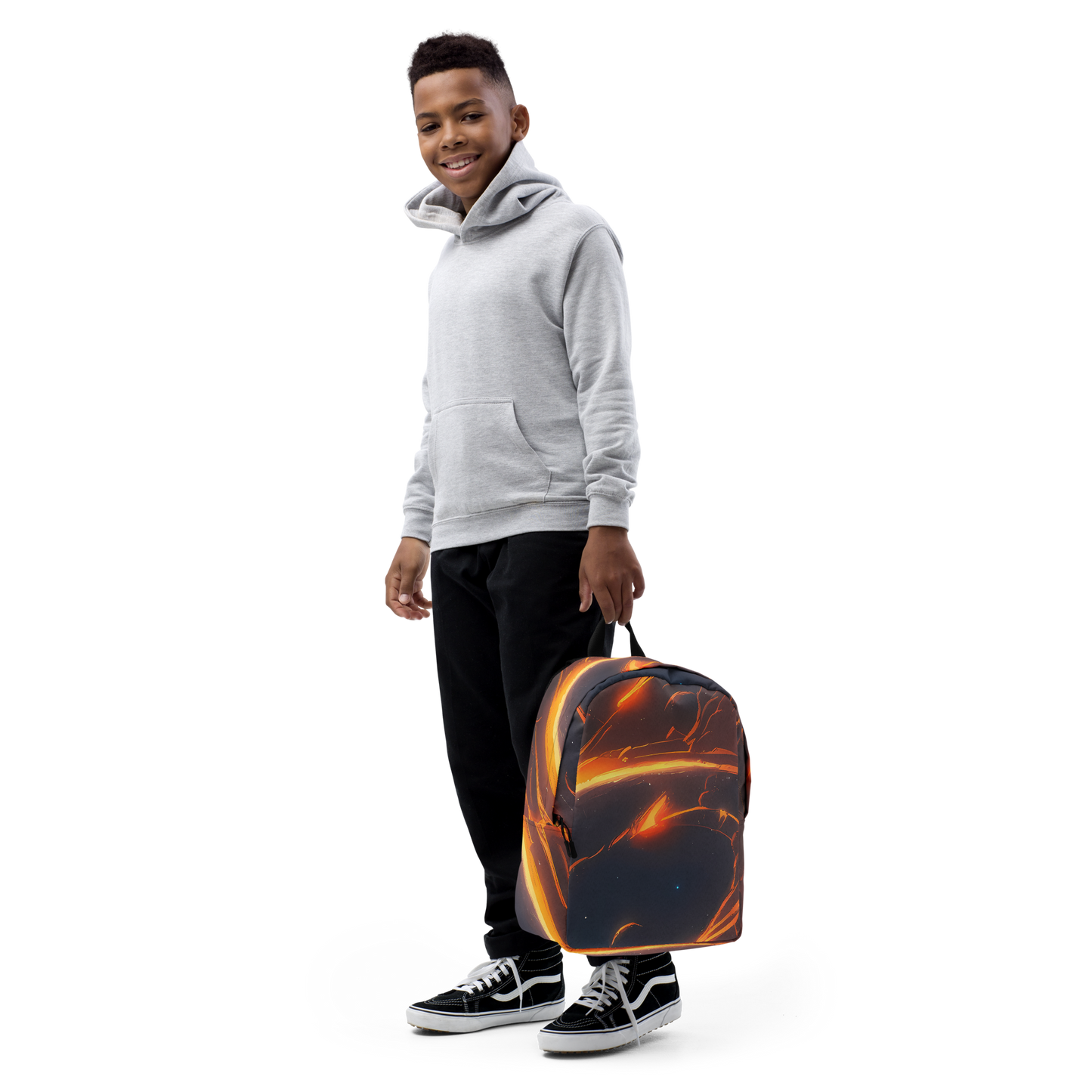 Minimalist Backpack - Inferno Spirals