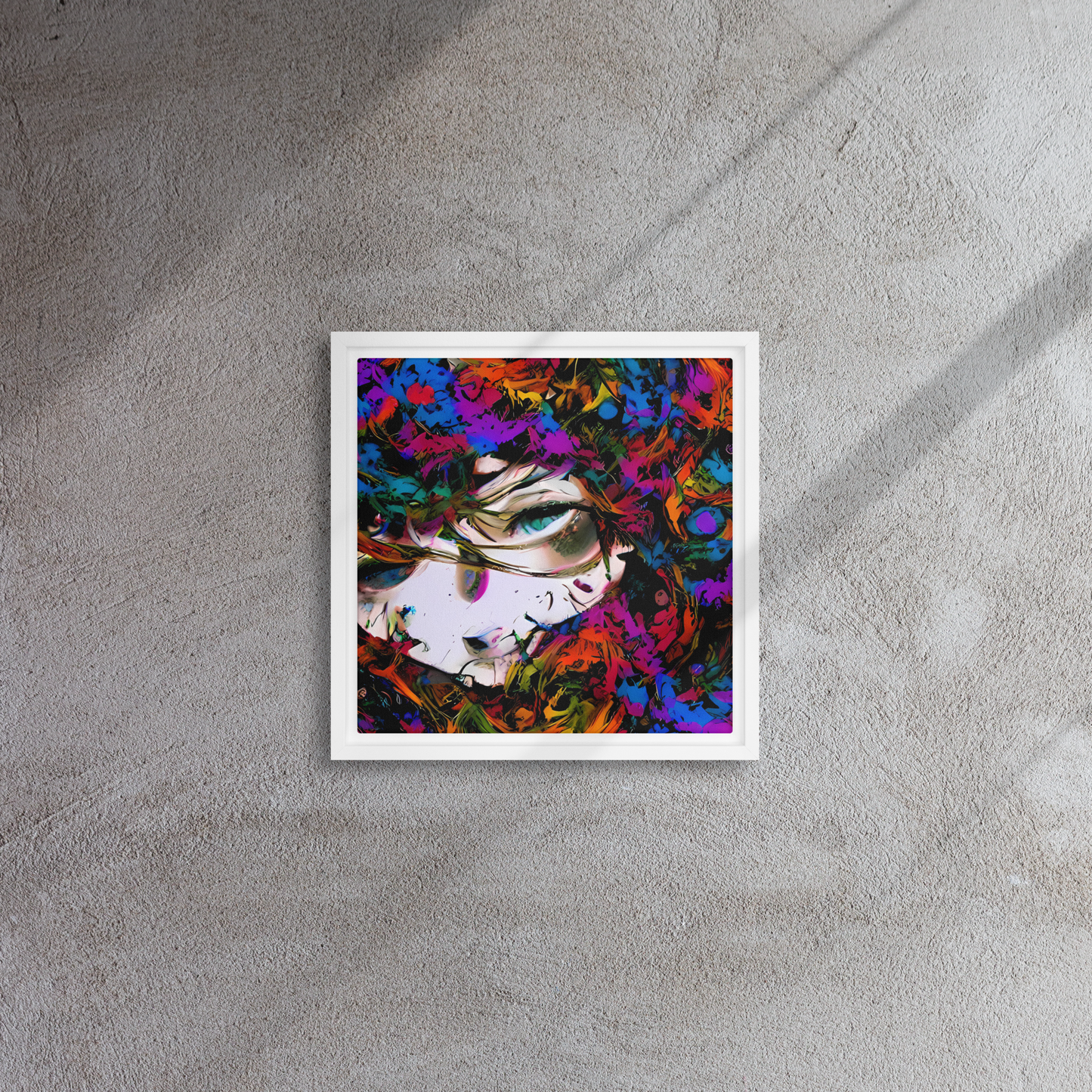 Framed Canvas - Sultry Smoke