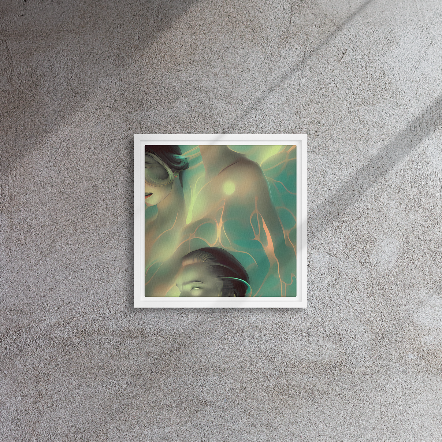 Framed Canvas - Spectral Whisper