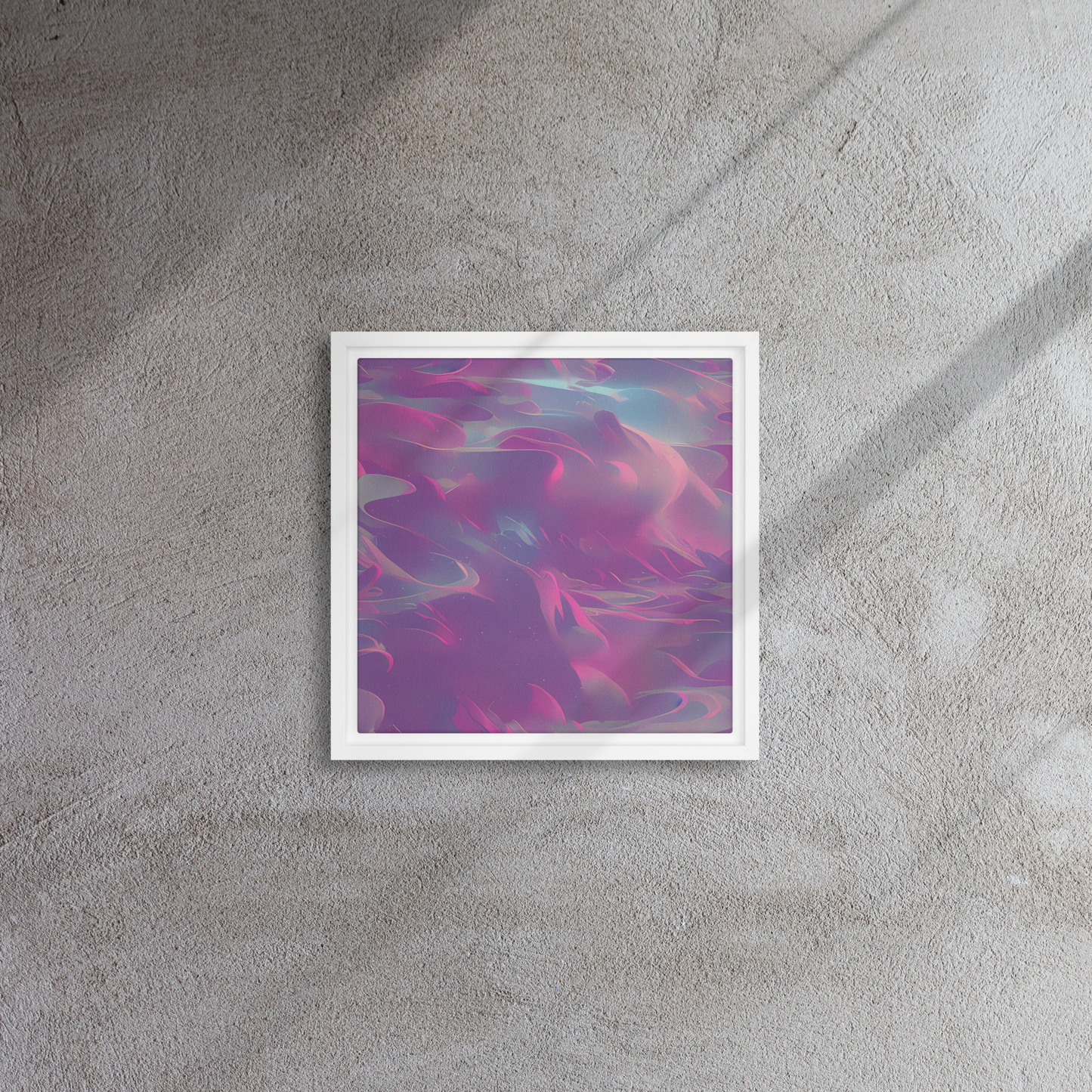 Framed Canvas - Dreamscape Swirl