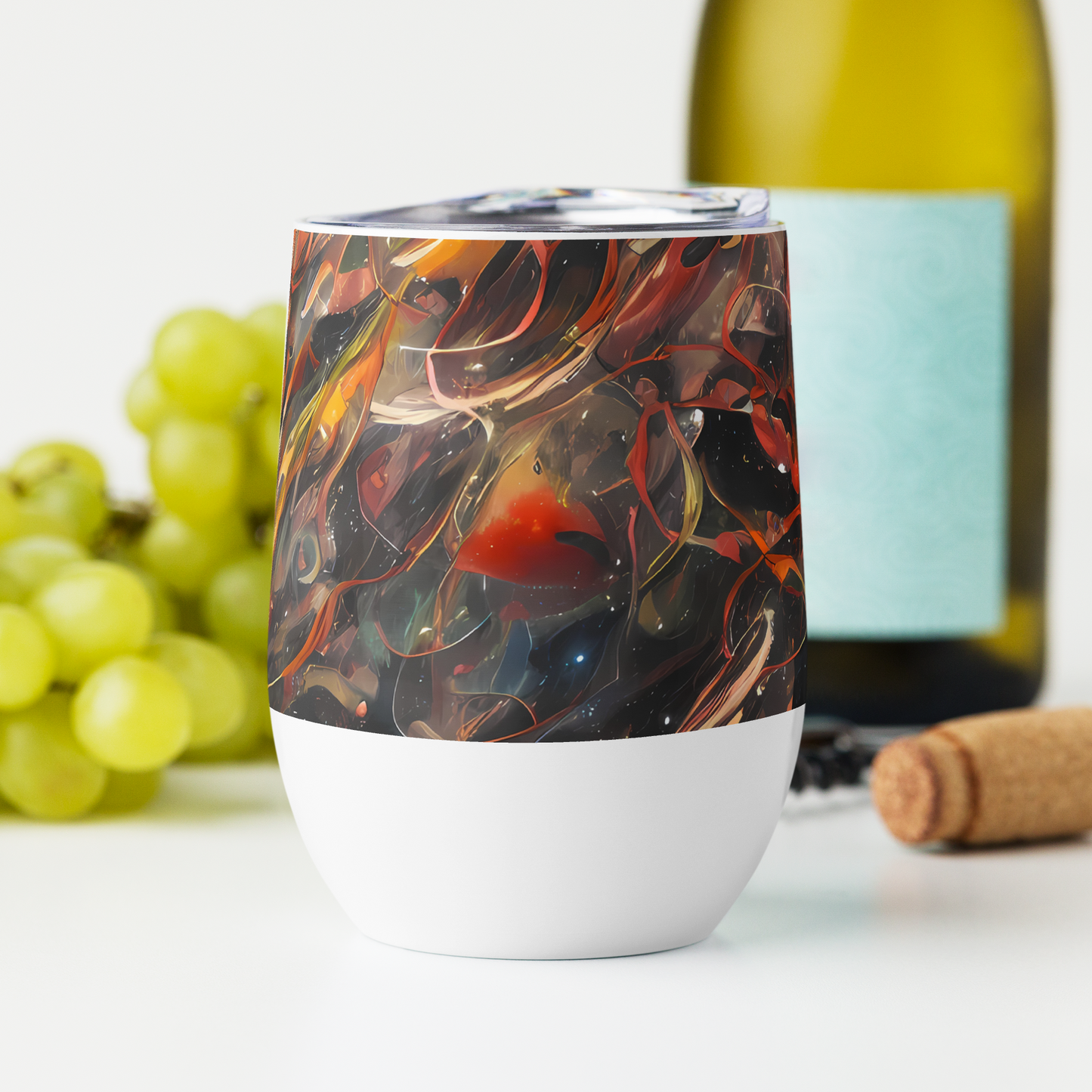 Wine Tumbler - Temporal Vortex