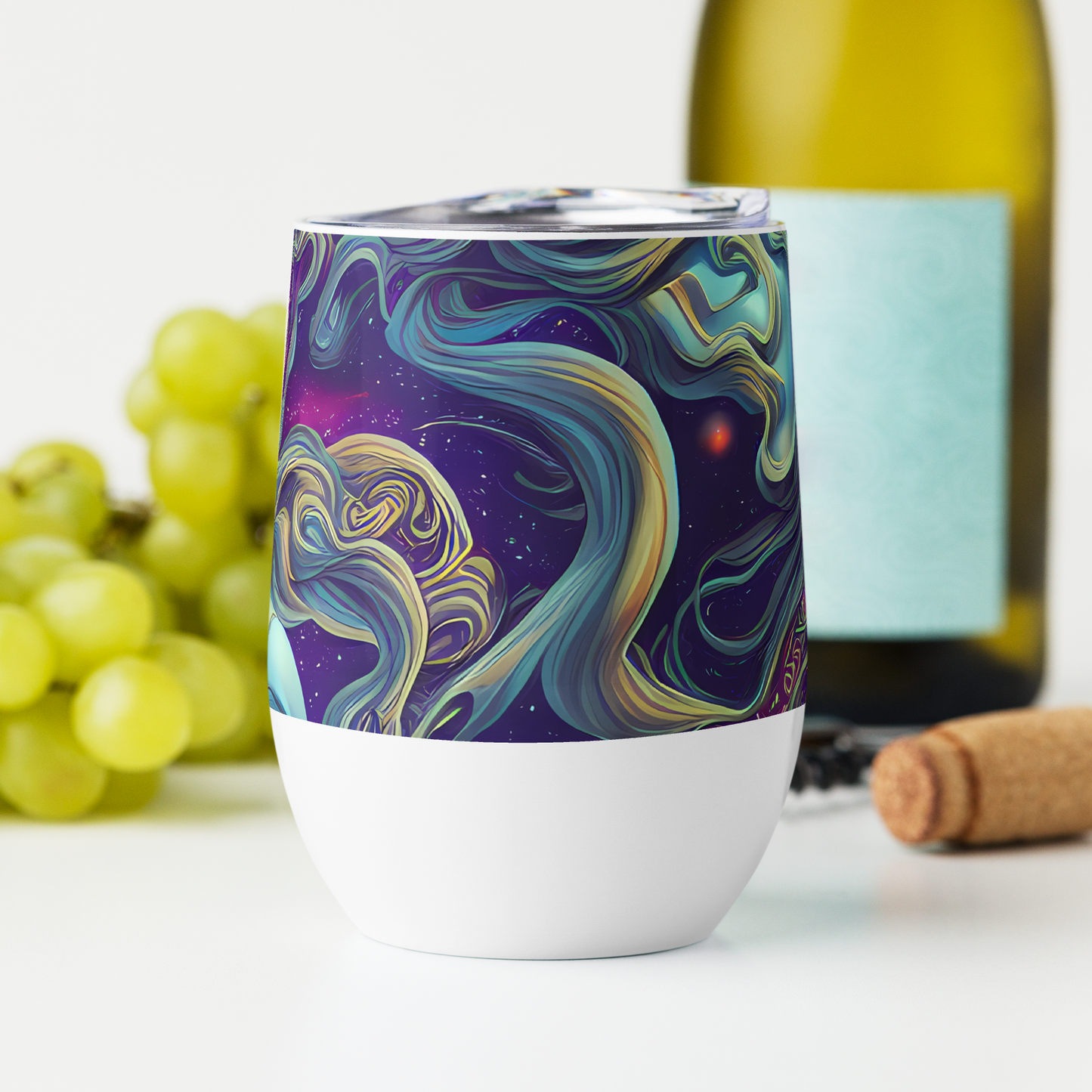 Wine Tumbler - Stellar Waves