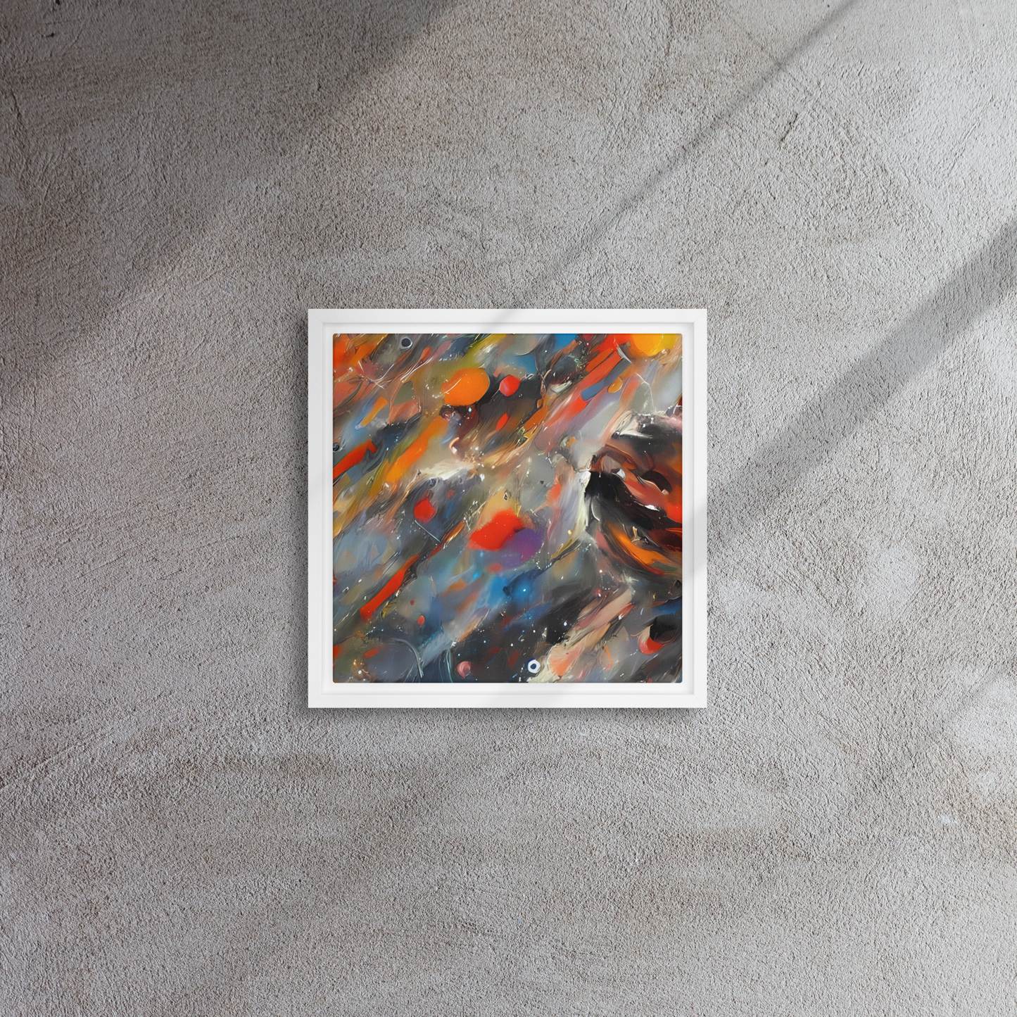 Framed Canvas - Palette Rush