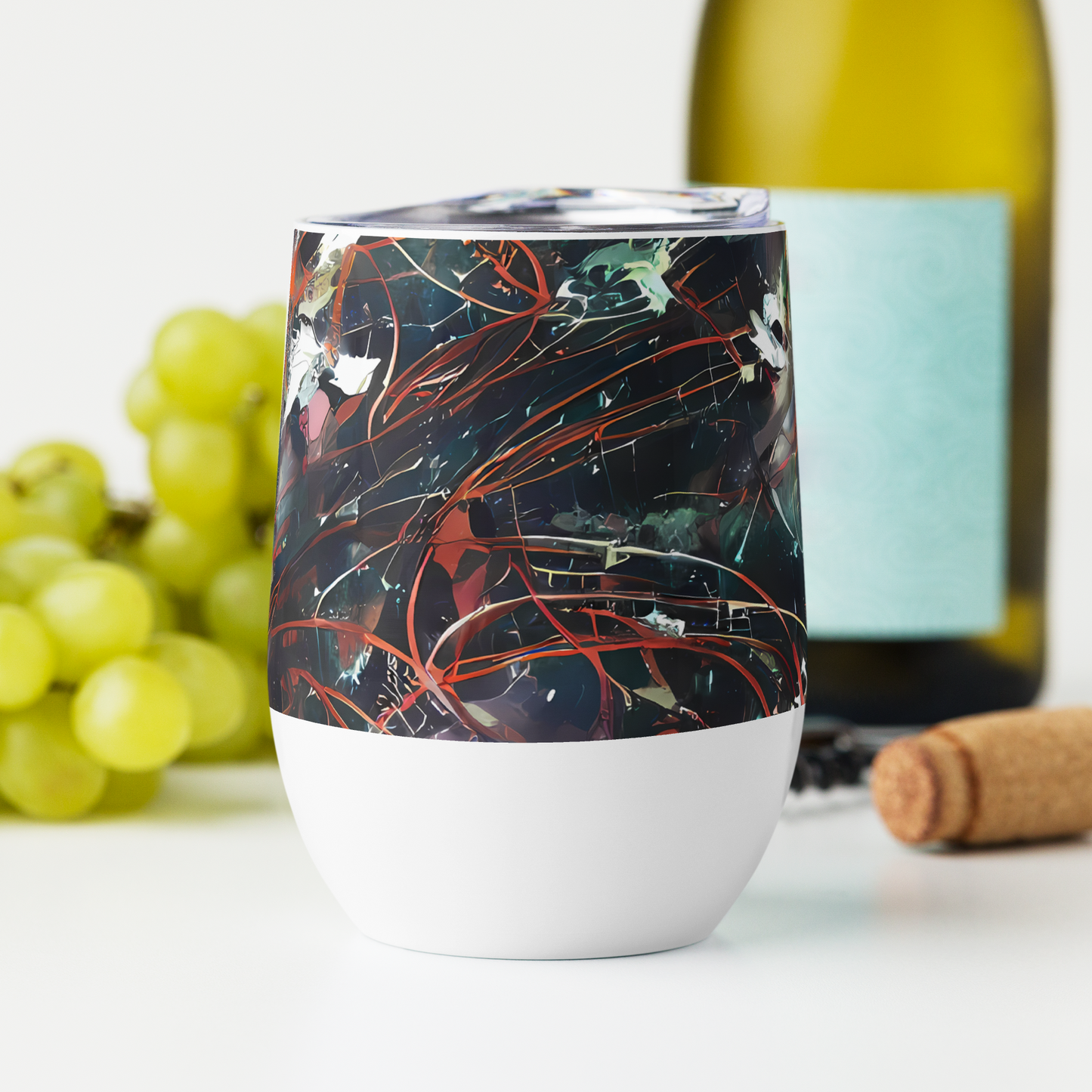 Wine Tumbler - Chaos Canvas