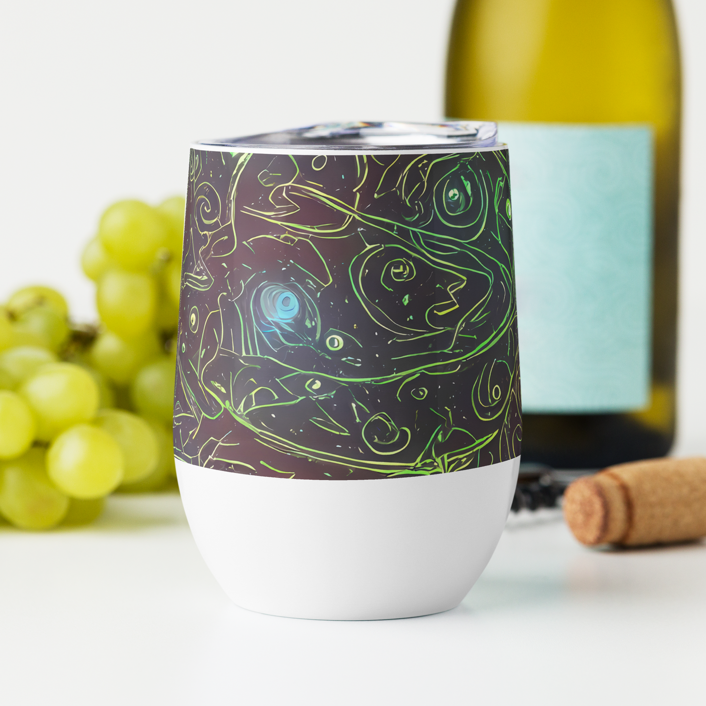 Wine Tumbler - Starfield Scrolls