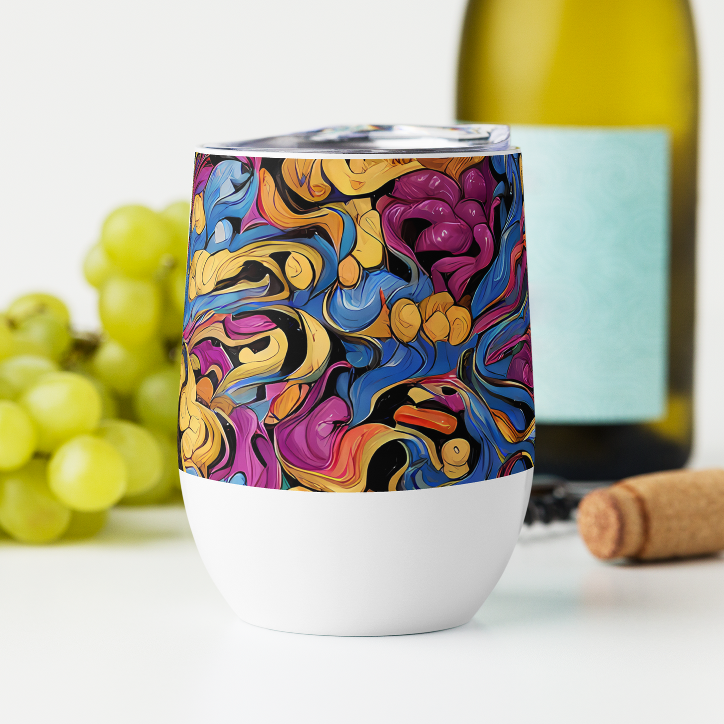 Wine Tumbler - Bosschaert Whorls