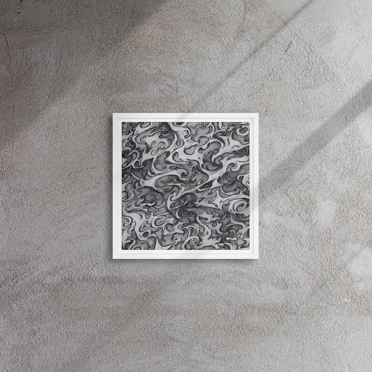 Framed Canvas - Mashburn Swirls