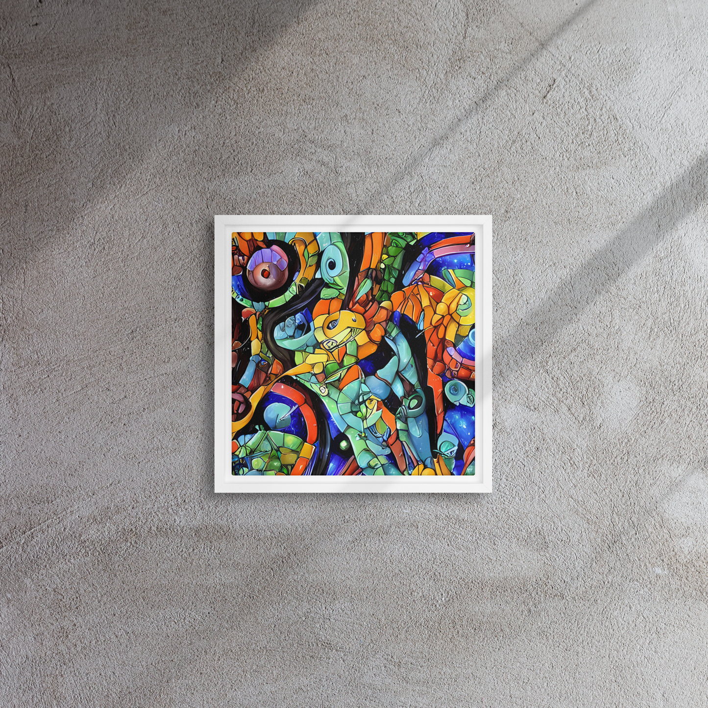 Framed Canvas - Cascade Muralista