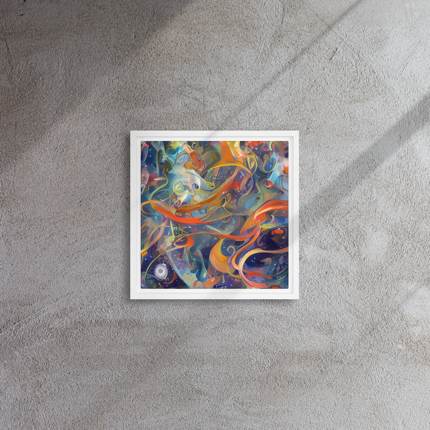 Framed Canvas - Spectral Swathe
