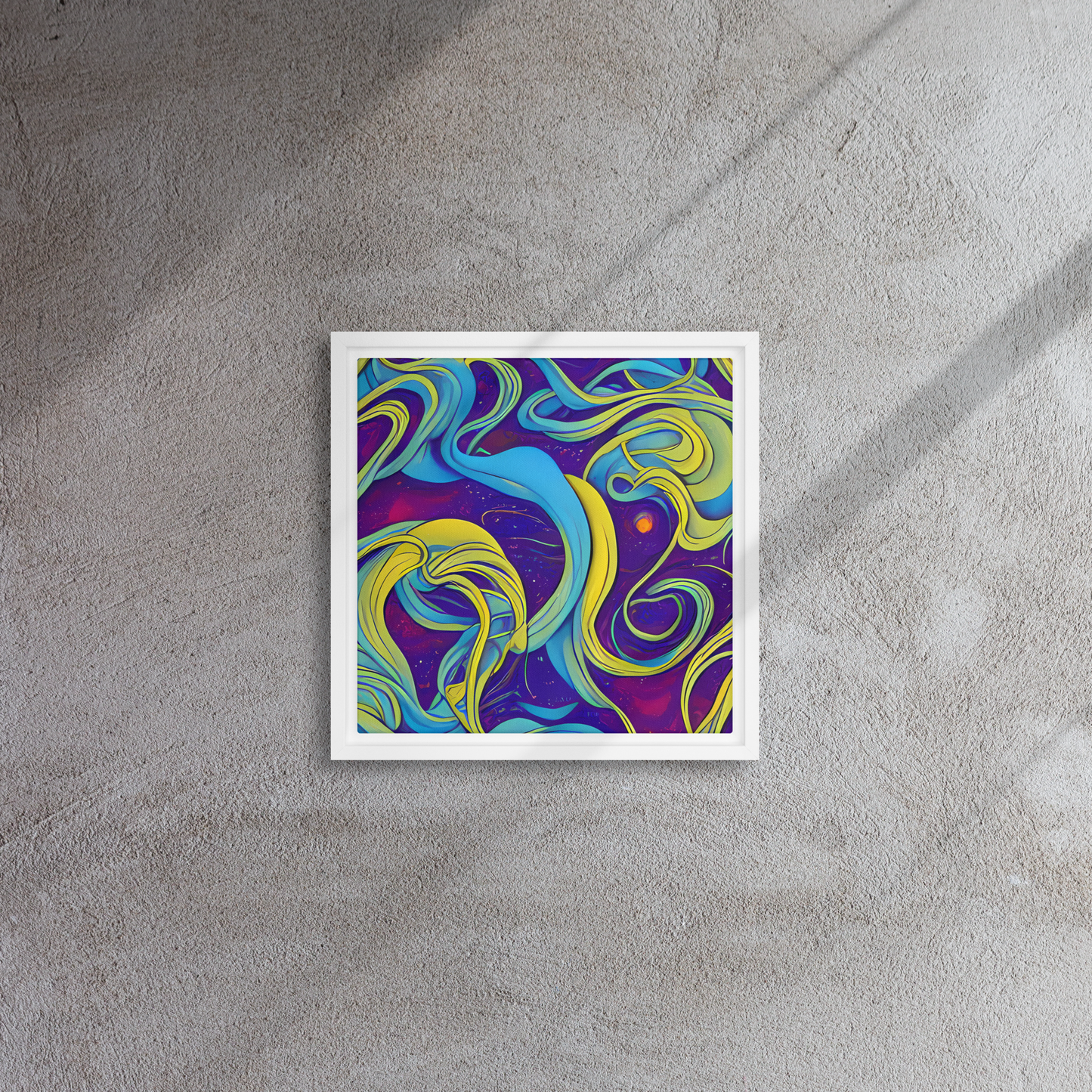 Framed Canvas - Stellar Swirls