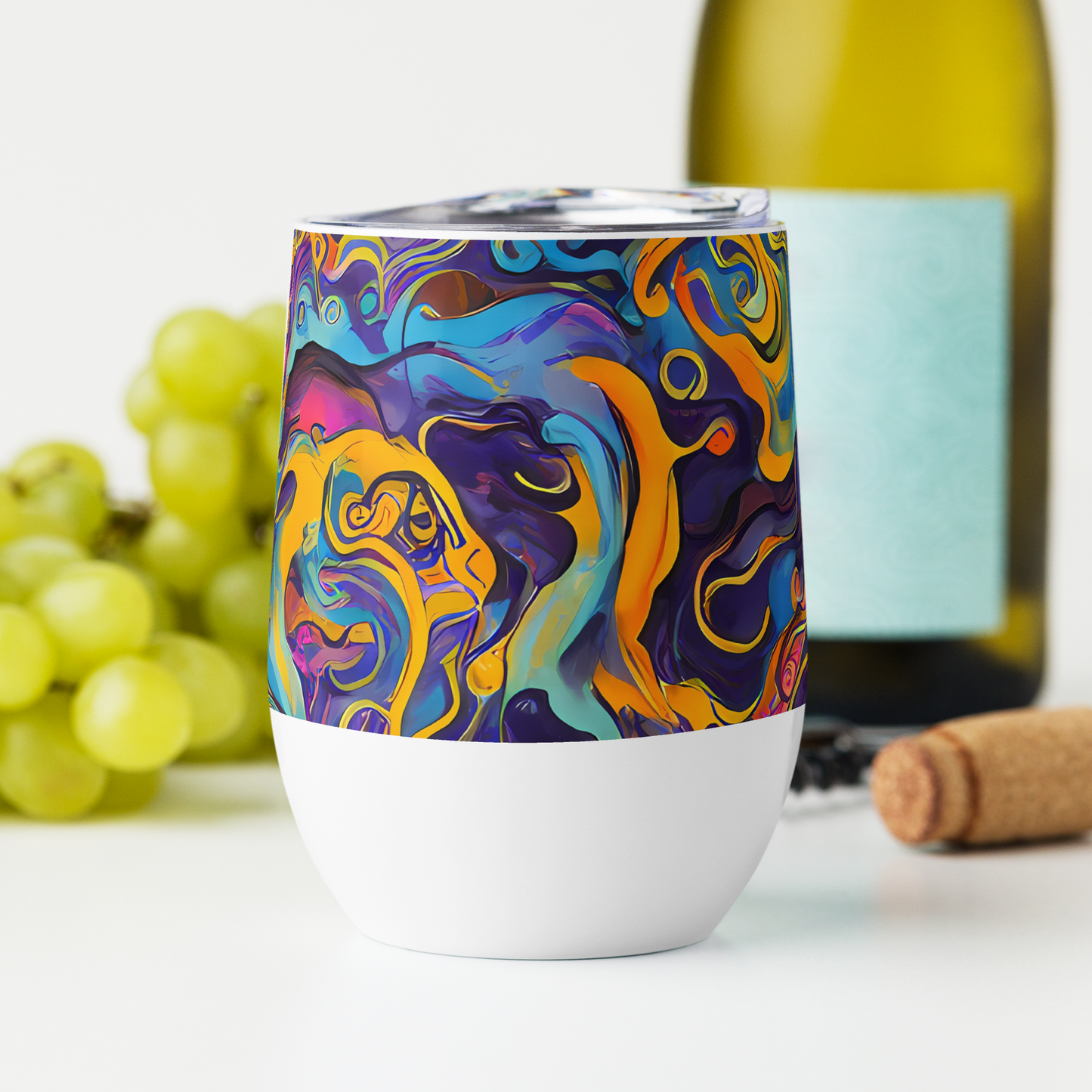 Wine Tumbler - Cecily's Whorl