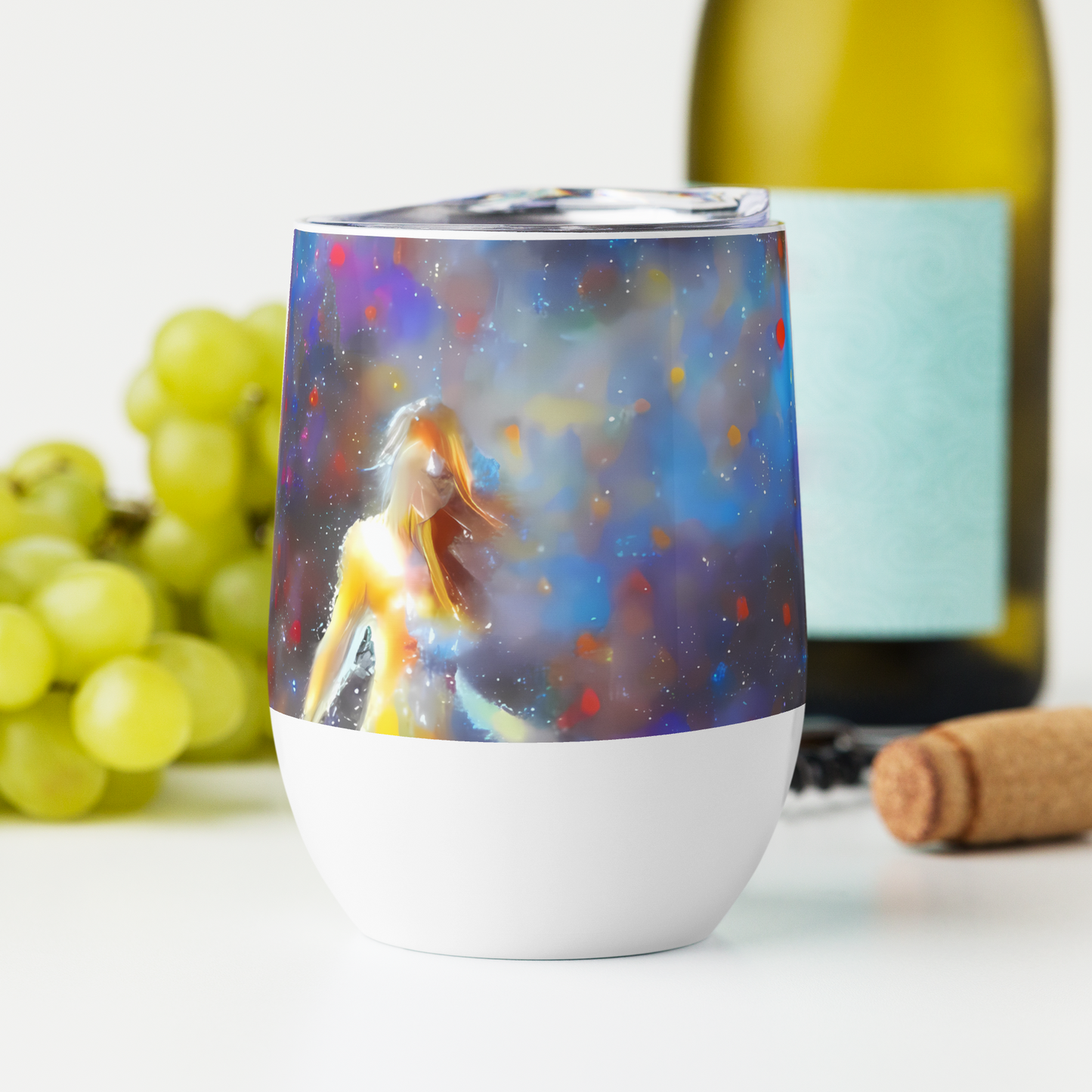 Wine Tumbler - Impressionist Drift