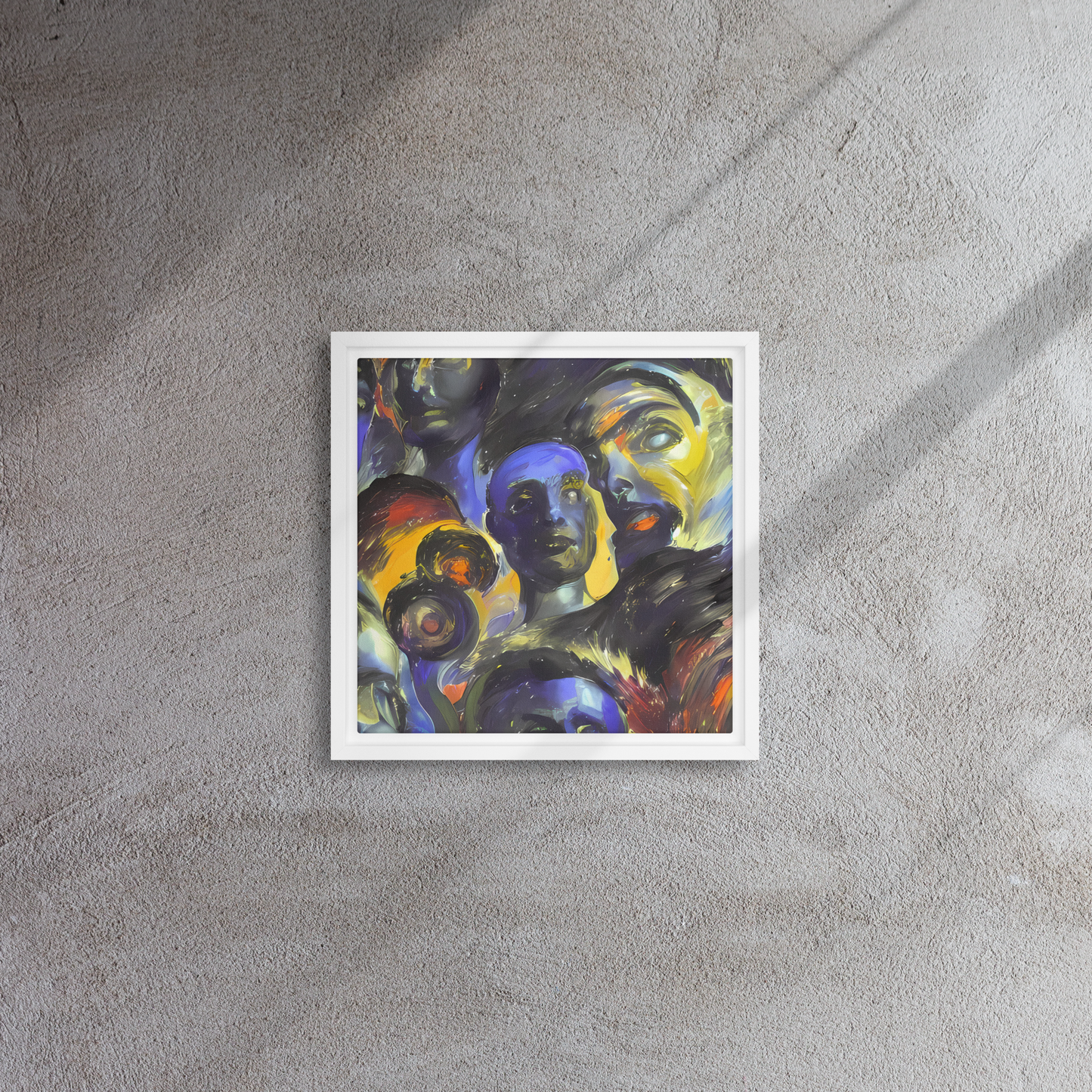 Framed Canvas - Corinthian Gaze