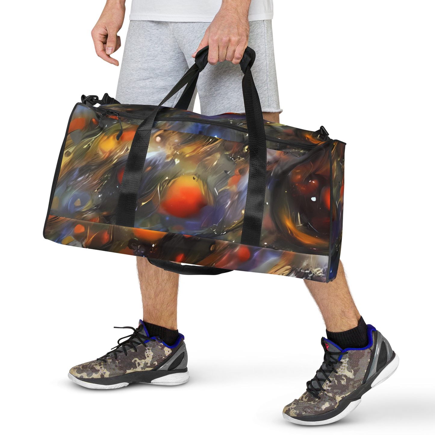 Duffle Bag - Brushstroke Blaze