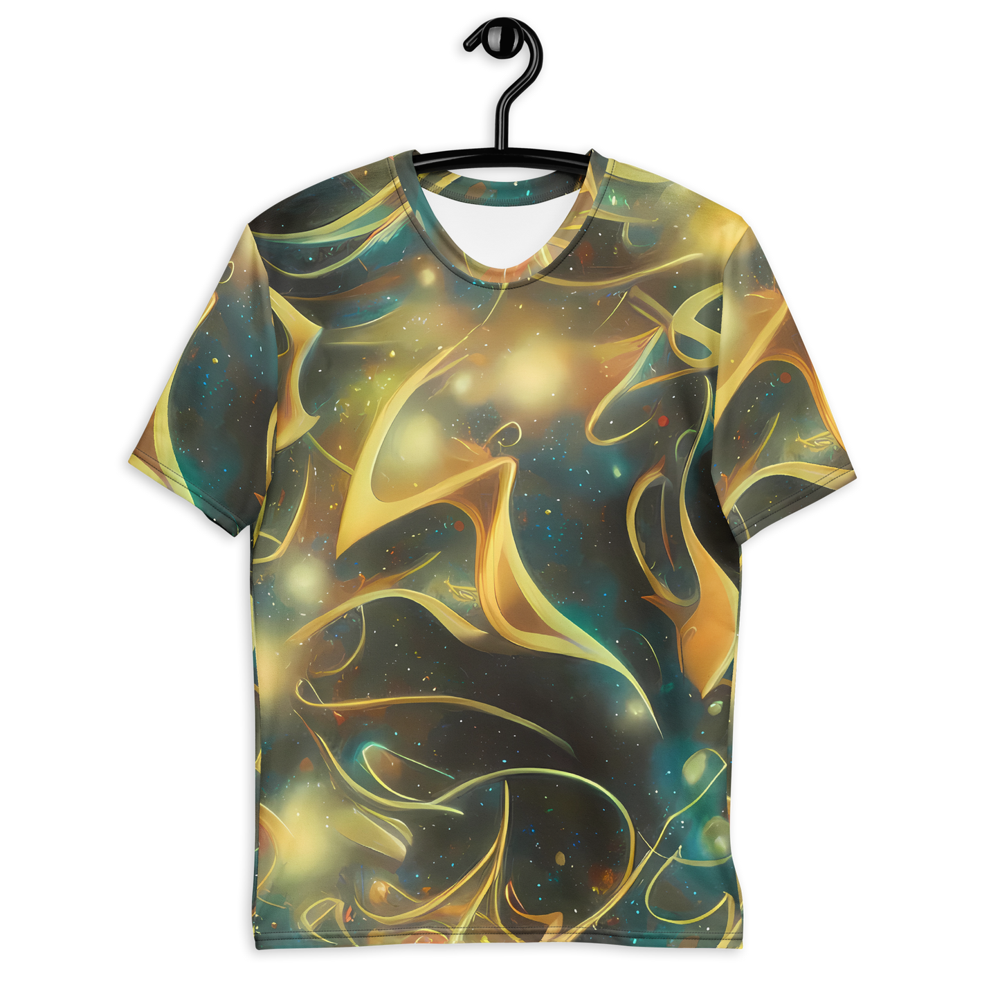 Men's Crew Neck T-Shirt - Whispering Galaxies