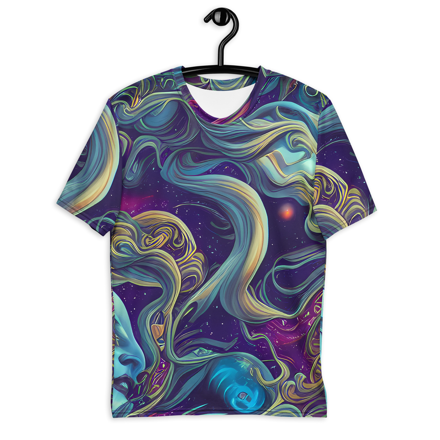 Men's Crew Neck T-Shirt - Stellar Waves
