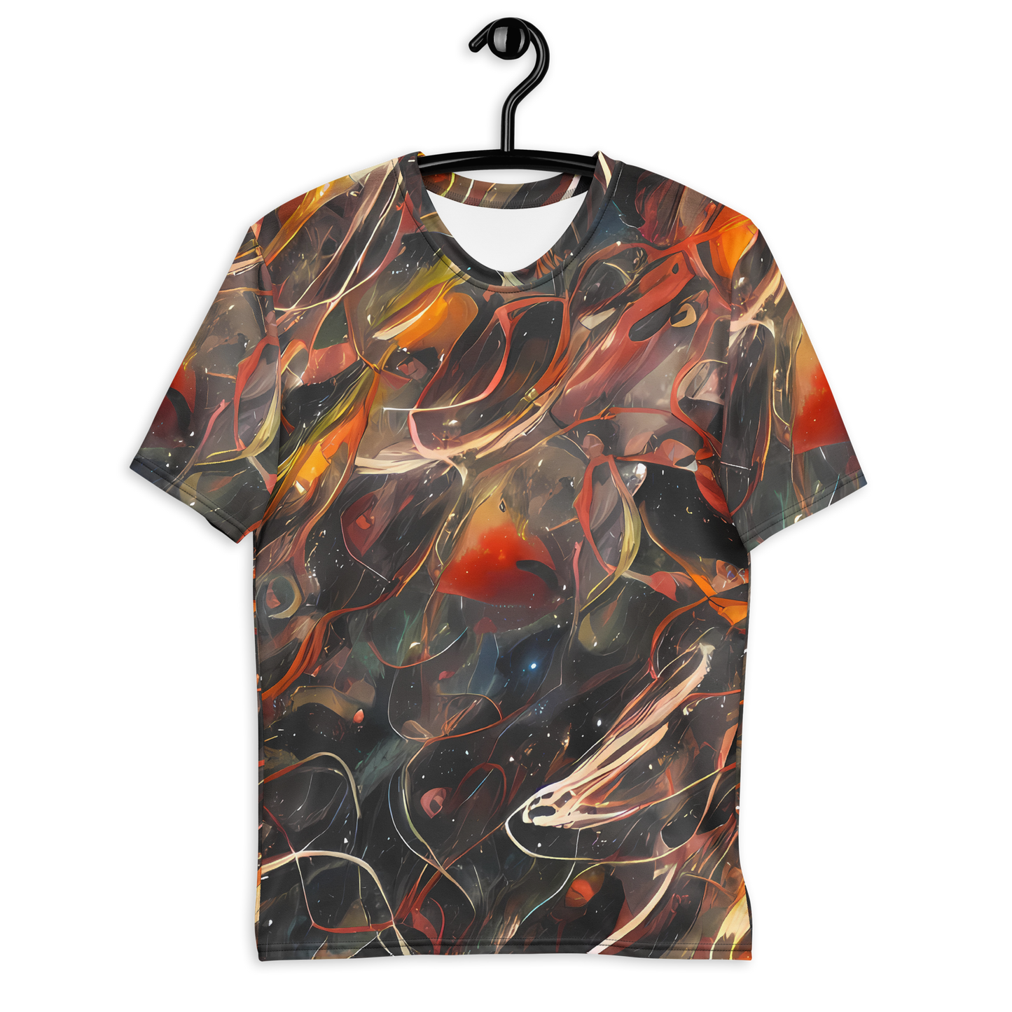 Men's Crew Neck T-Shirt - Temporal Vortex