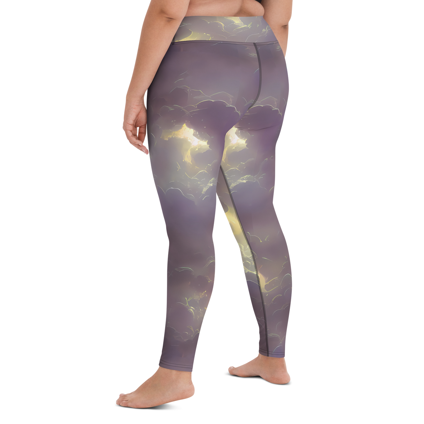 Yoga Leggings - Stormy Muse