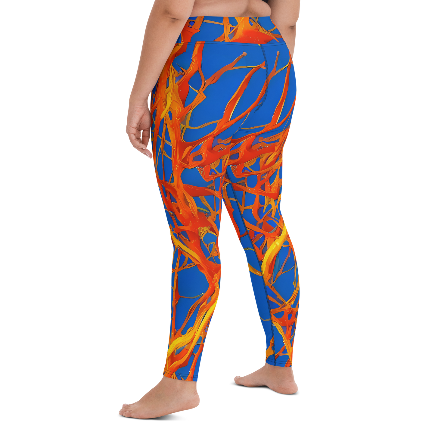 Yoga Leggings - Vivid Plexus