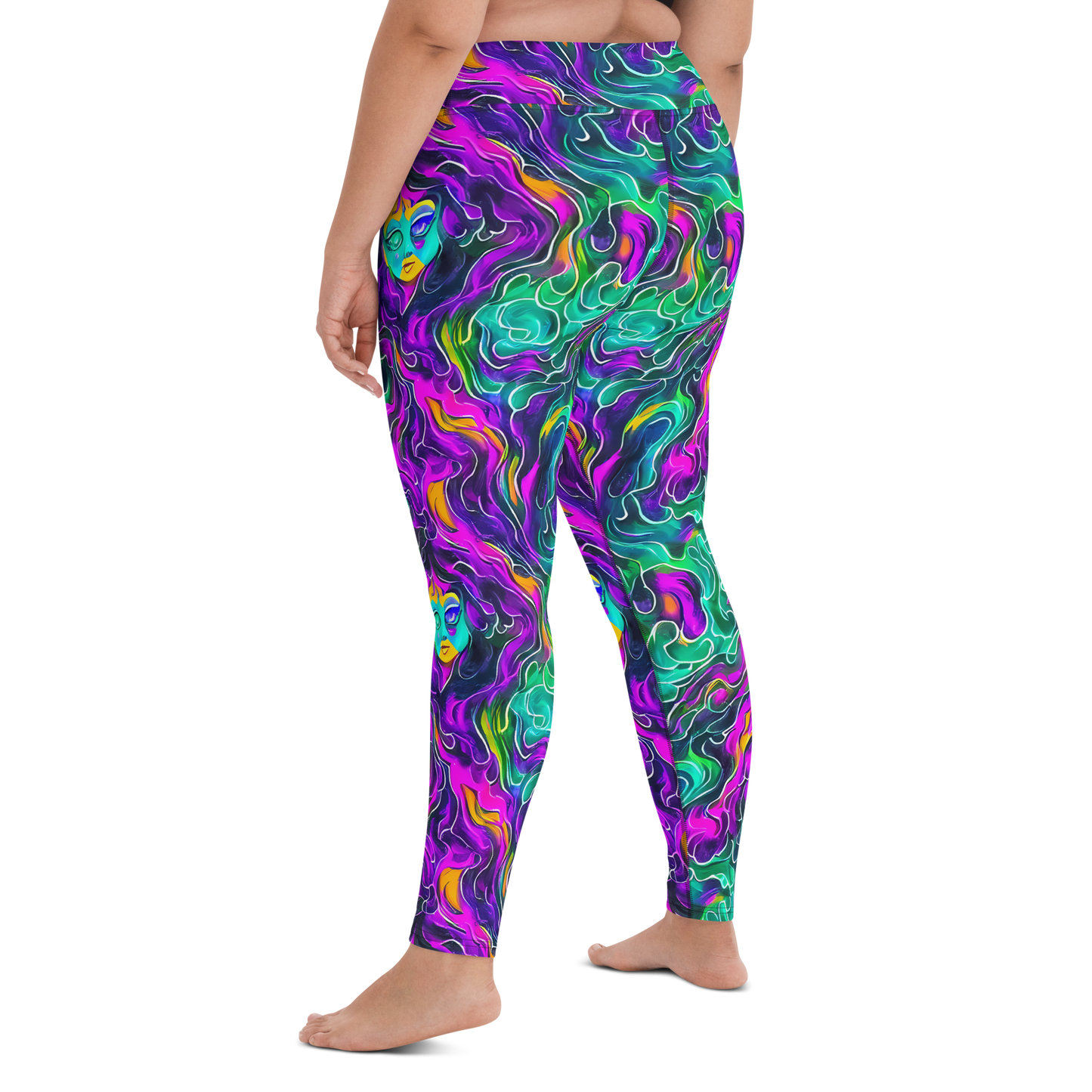 Yoga Leggings - Vortex Dream